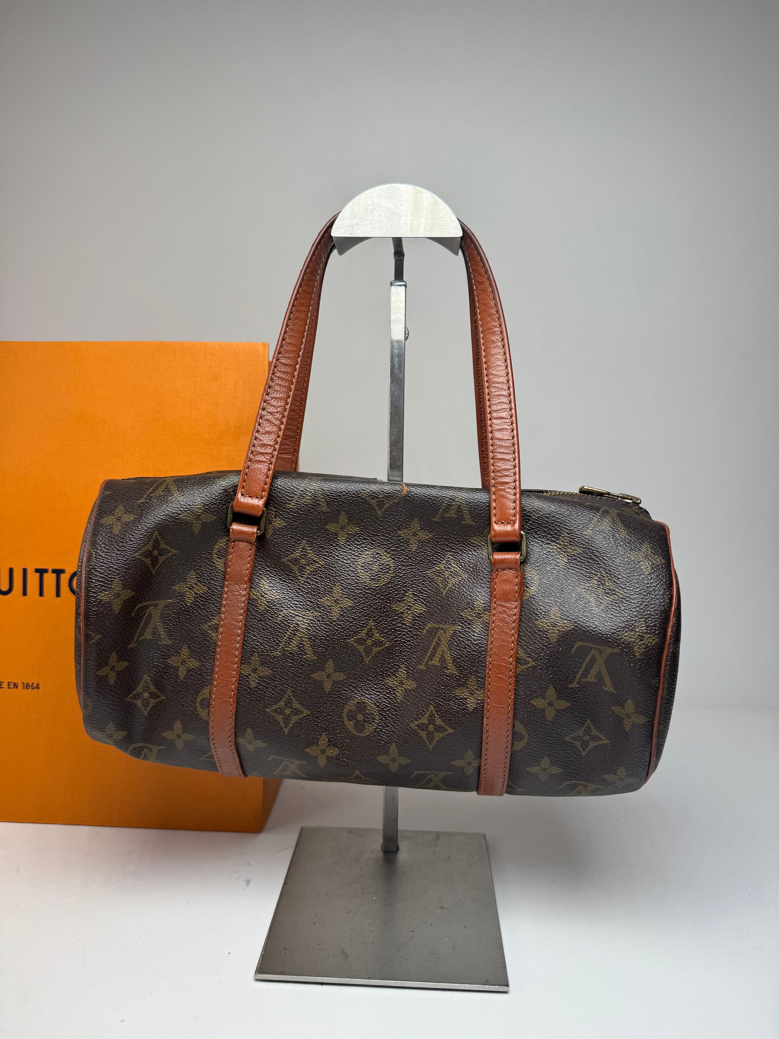 Louis Vuitton Vintage Monogram Leather Handbag Brown Size ONE SIZE - 7 Thumbnail