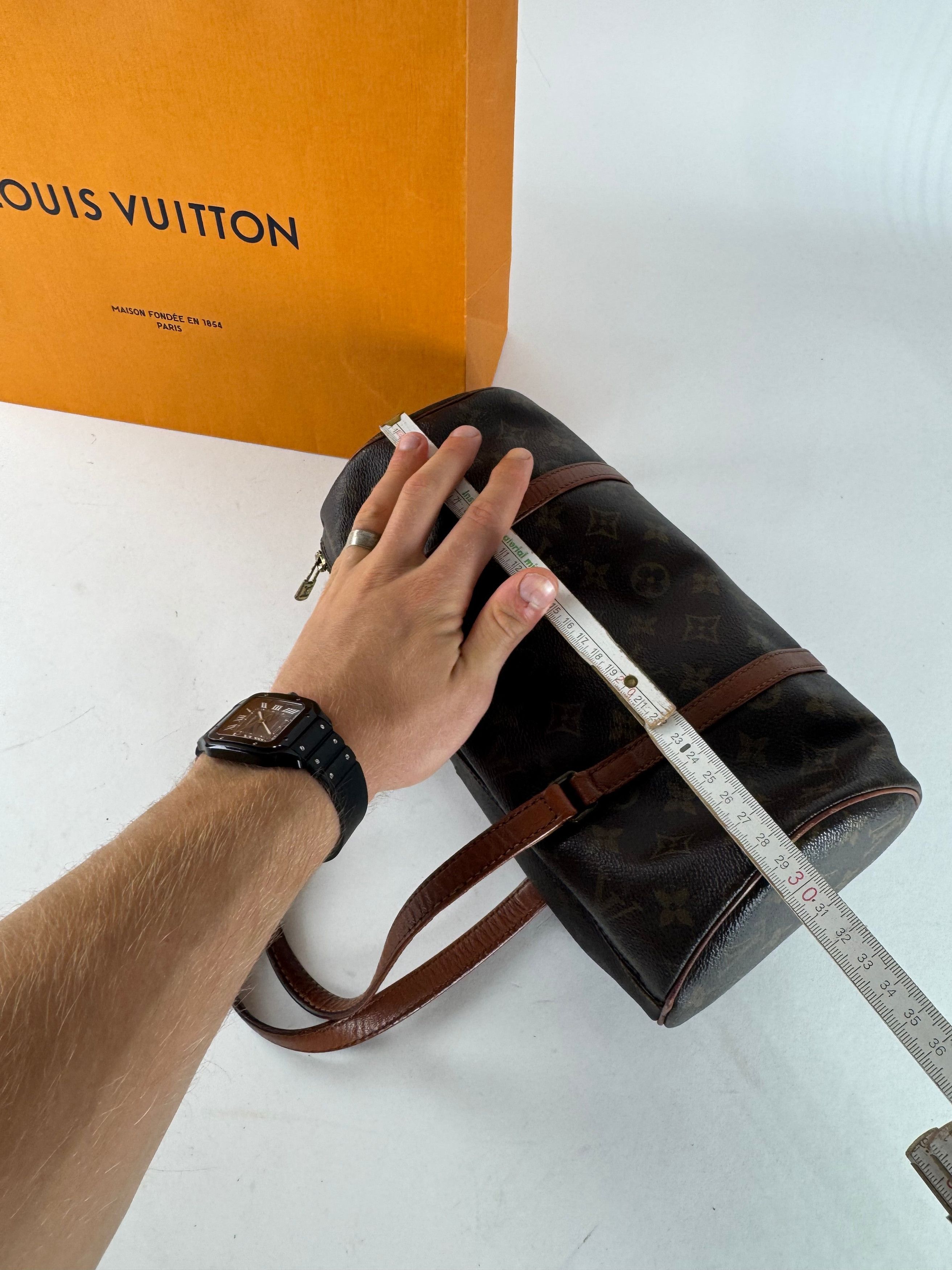 Louis Vuitton Vintage Monogram Leather Handbag Brown Size ONE SIZE - 10 Thumbnail