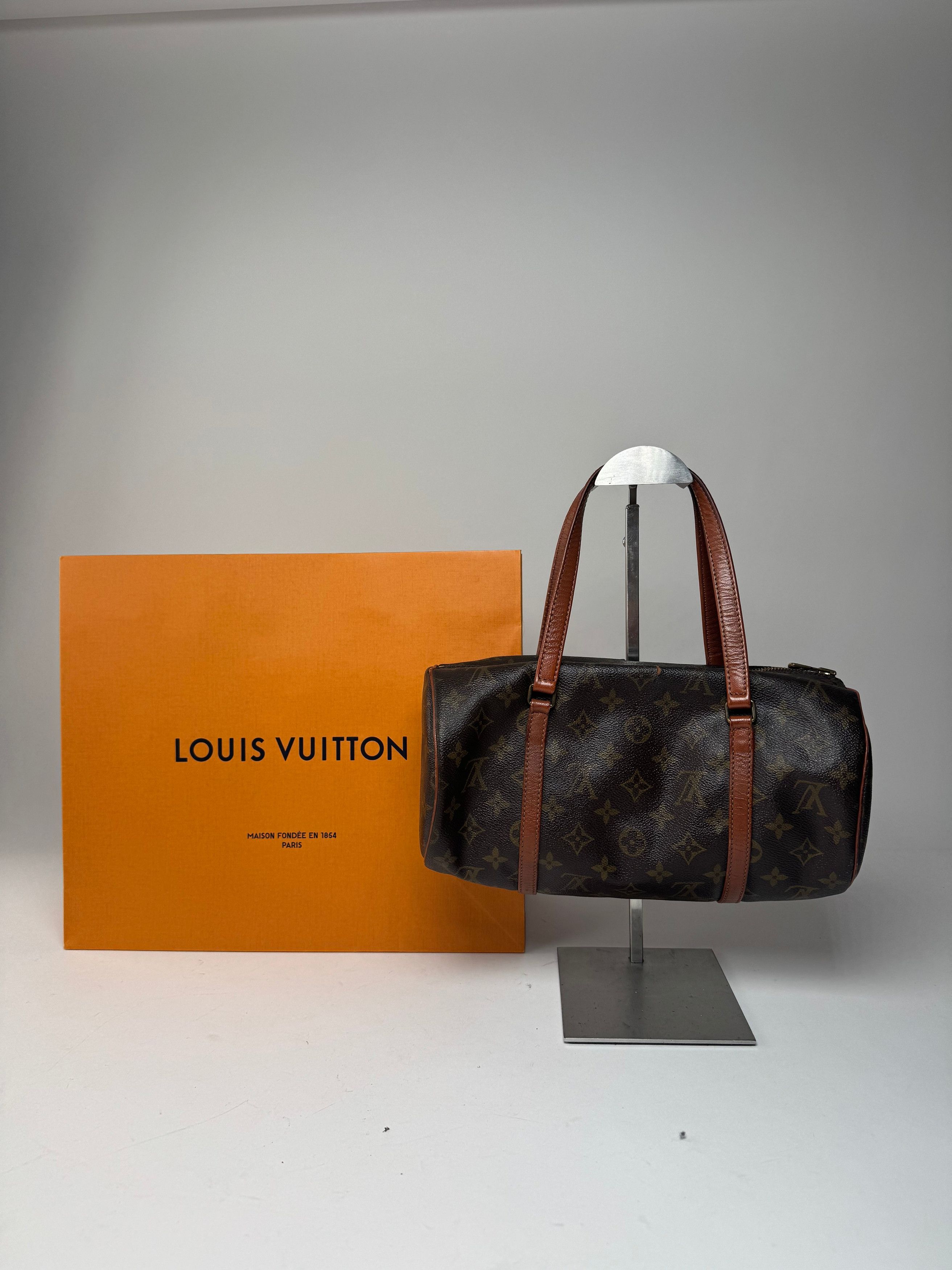 Louis Vuitton Vintage Monogram Leather Handbag Brown Size ONE SIZE - 2 Thumbnail