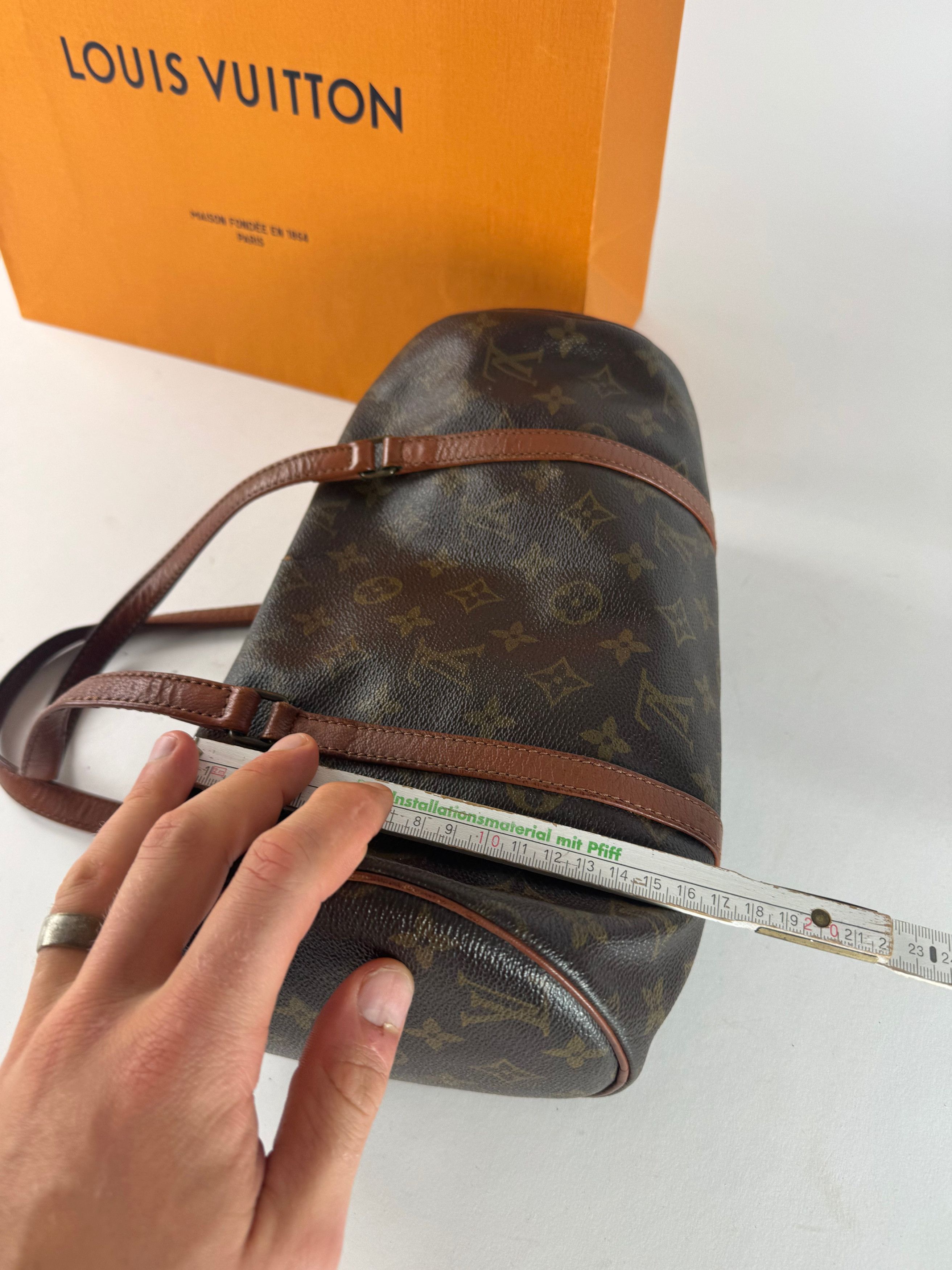 Louis Vuitton Vintage Monogram Leather Handbag Brown Size ONE SIZE - 11 Thumbnail