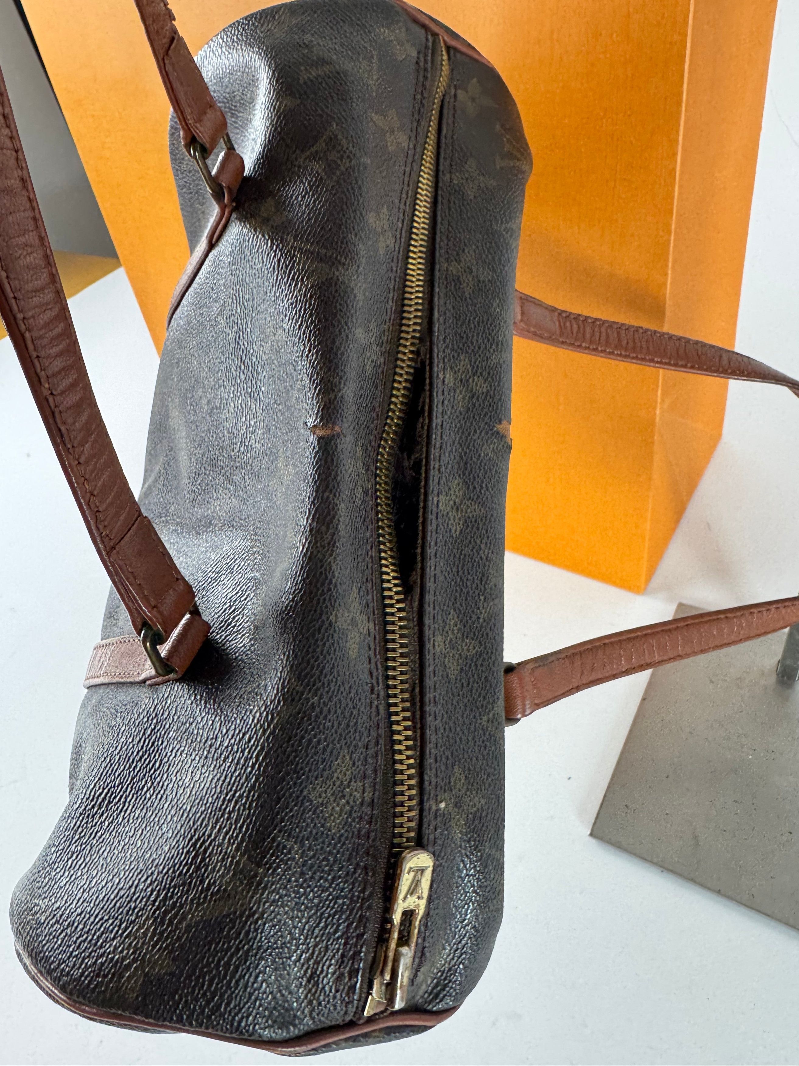 Louis Vuitton Vintage Monogram Leather Handbag Brown Size ONE SIZE - 8 Thumbnail