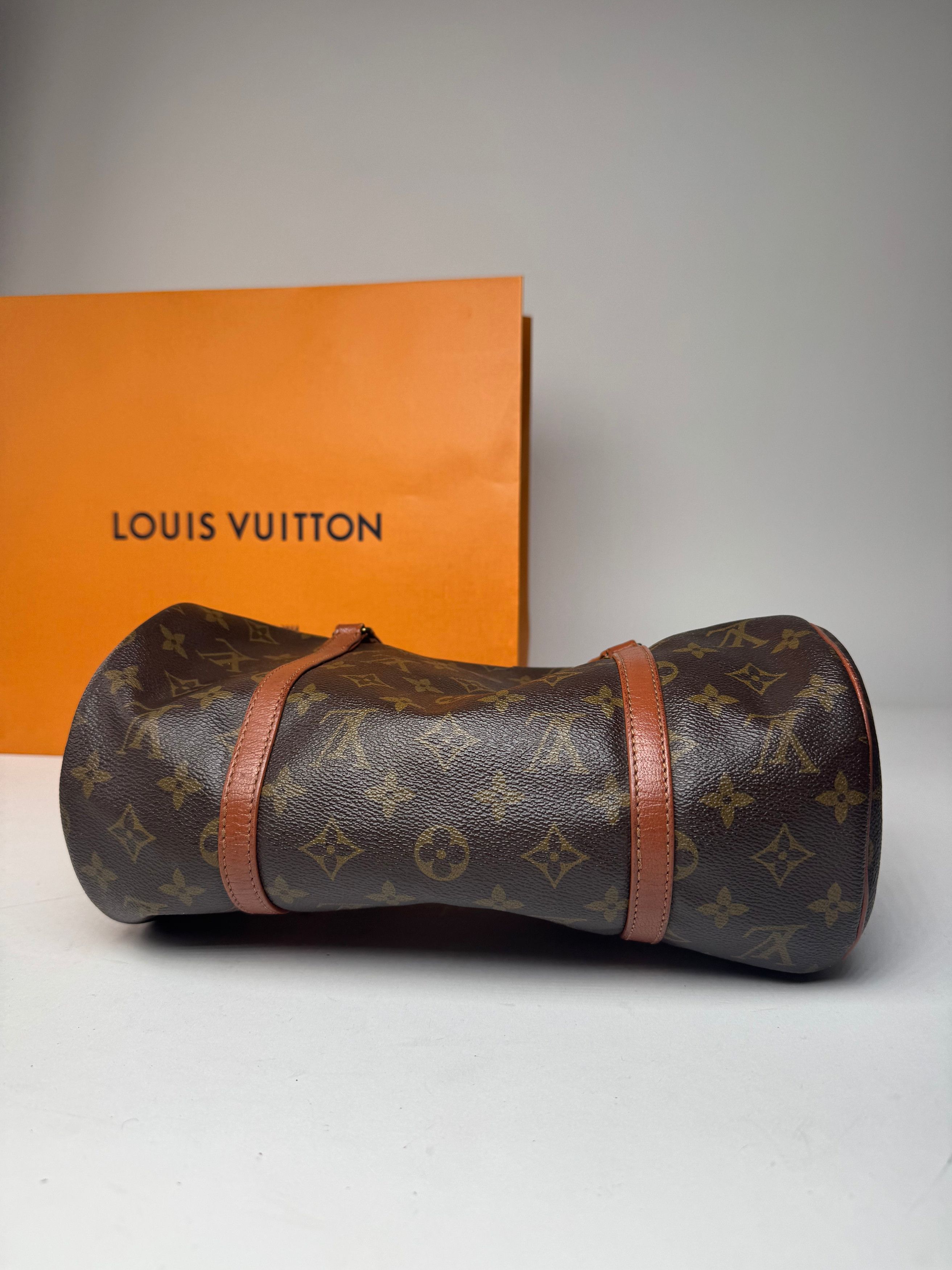Louis Vuitton Vintage Monogram Leather Handbag Brown Size ONE SIZE - 9 Thumbnail