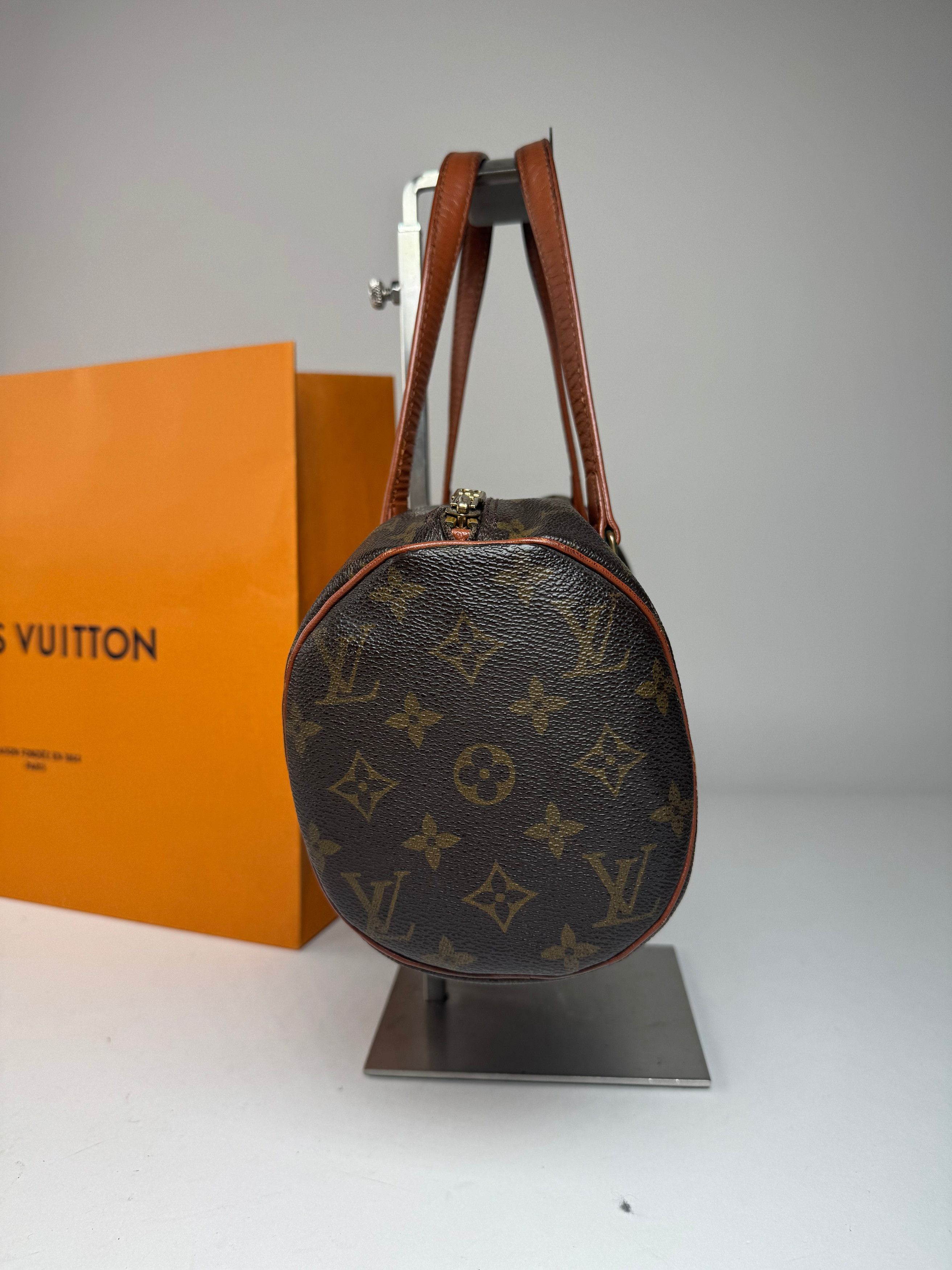 Louis Vuitton Vintage Monogram Leather Handbag Brown Size ONE SIZE - 6 Thumbnail