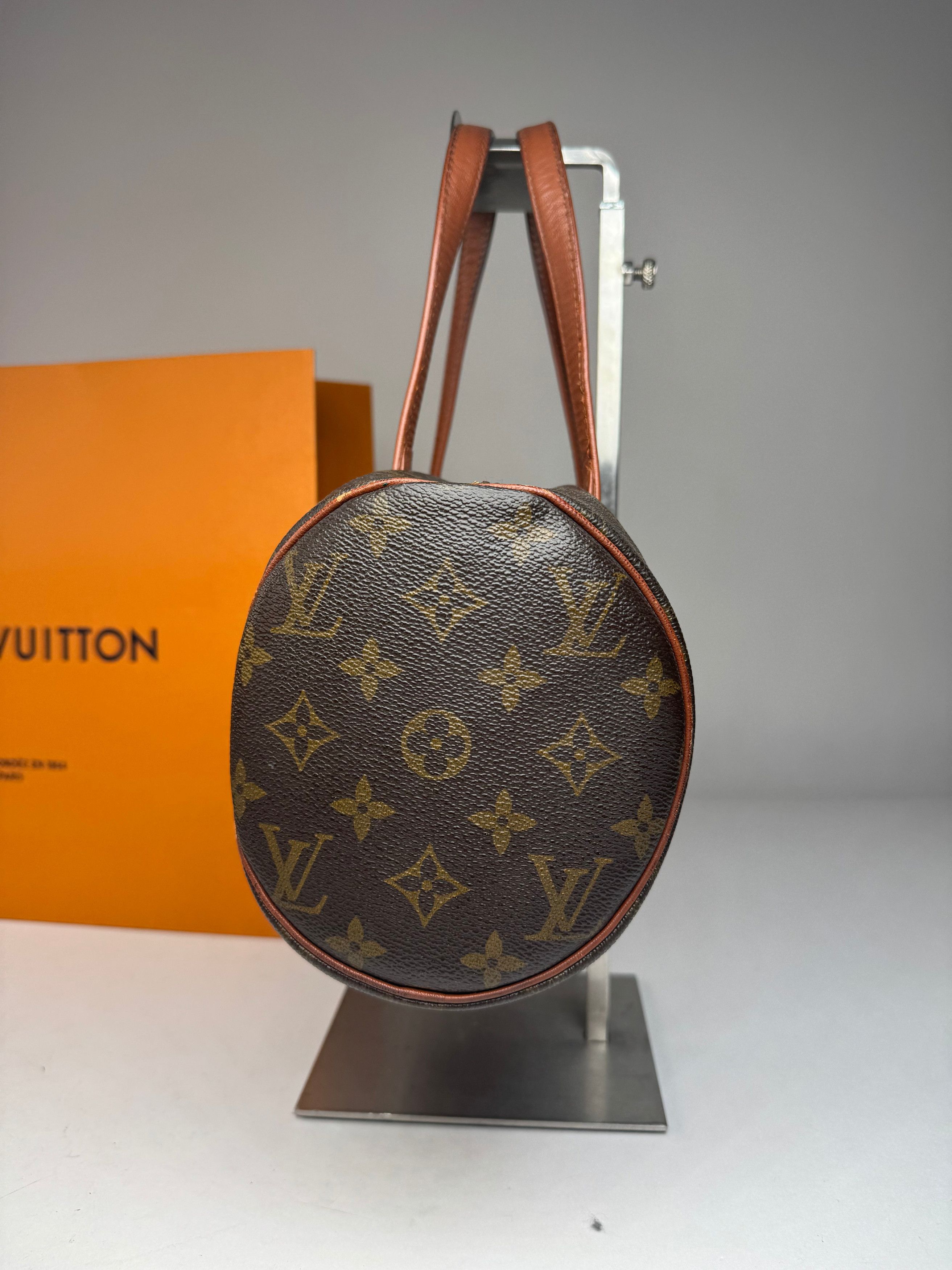 Louis Vuitton Vintage Monogram Leather Handbag Brown Size ONE SIZE - 3 Thumbnail