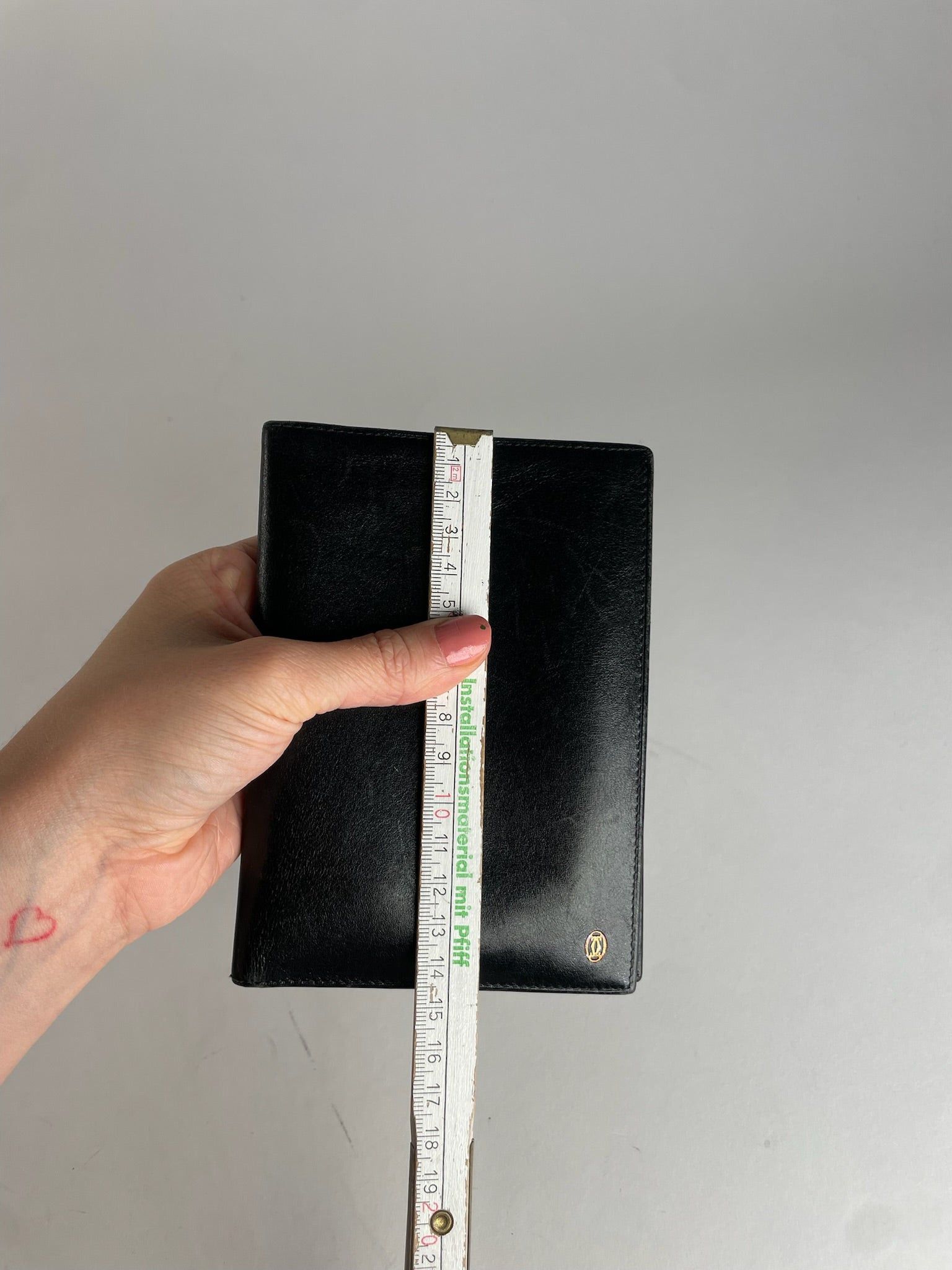 Cartier Vintage Leather Card Holder Black Size ONE SIZE - 5 Thumbnail