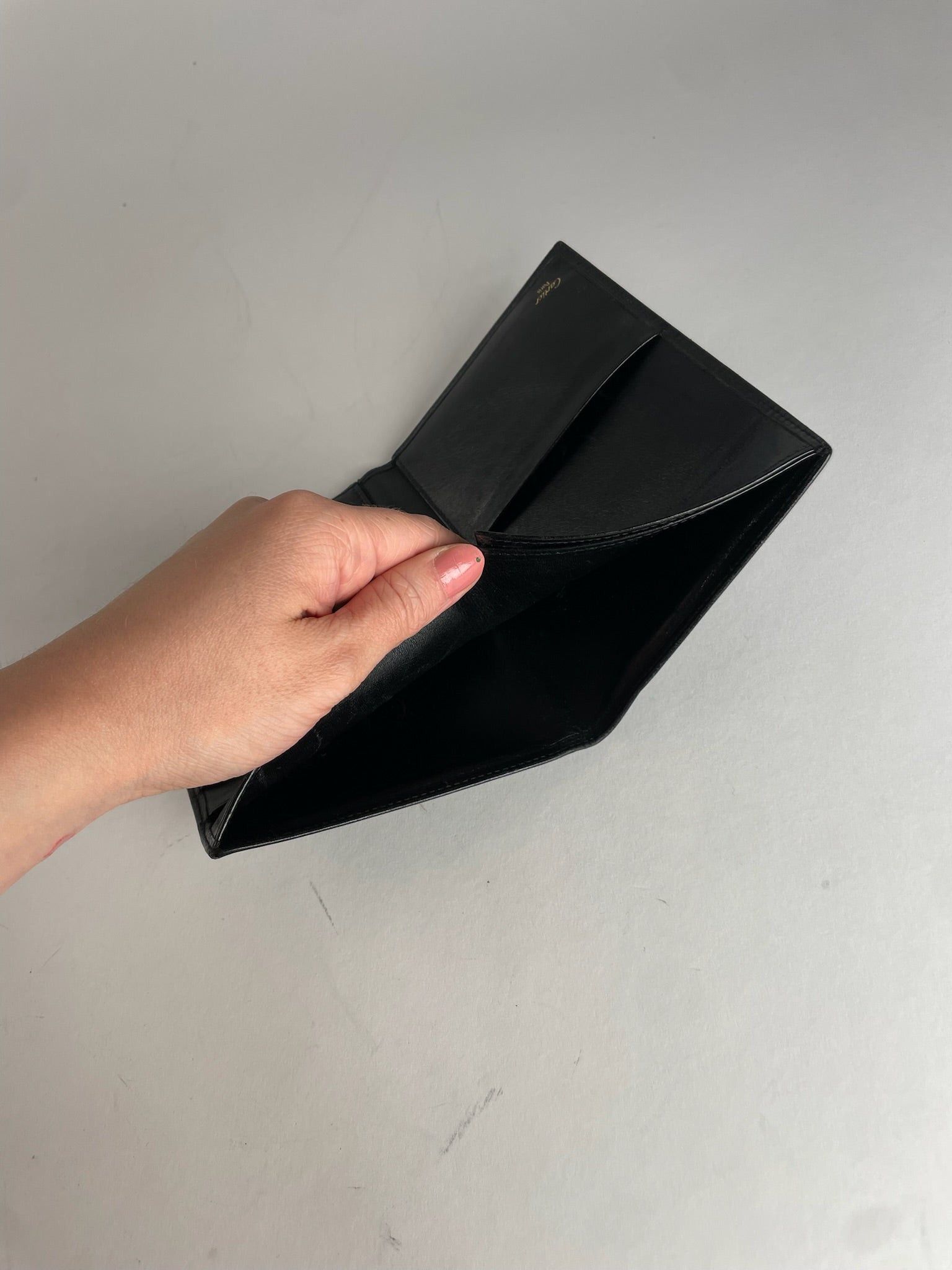 Cartier Vintage Leather Card Holder Black Size ONE SIZE - 6 Thumbnail
