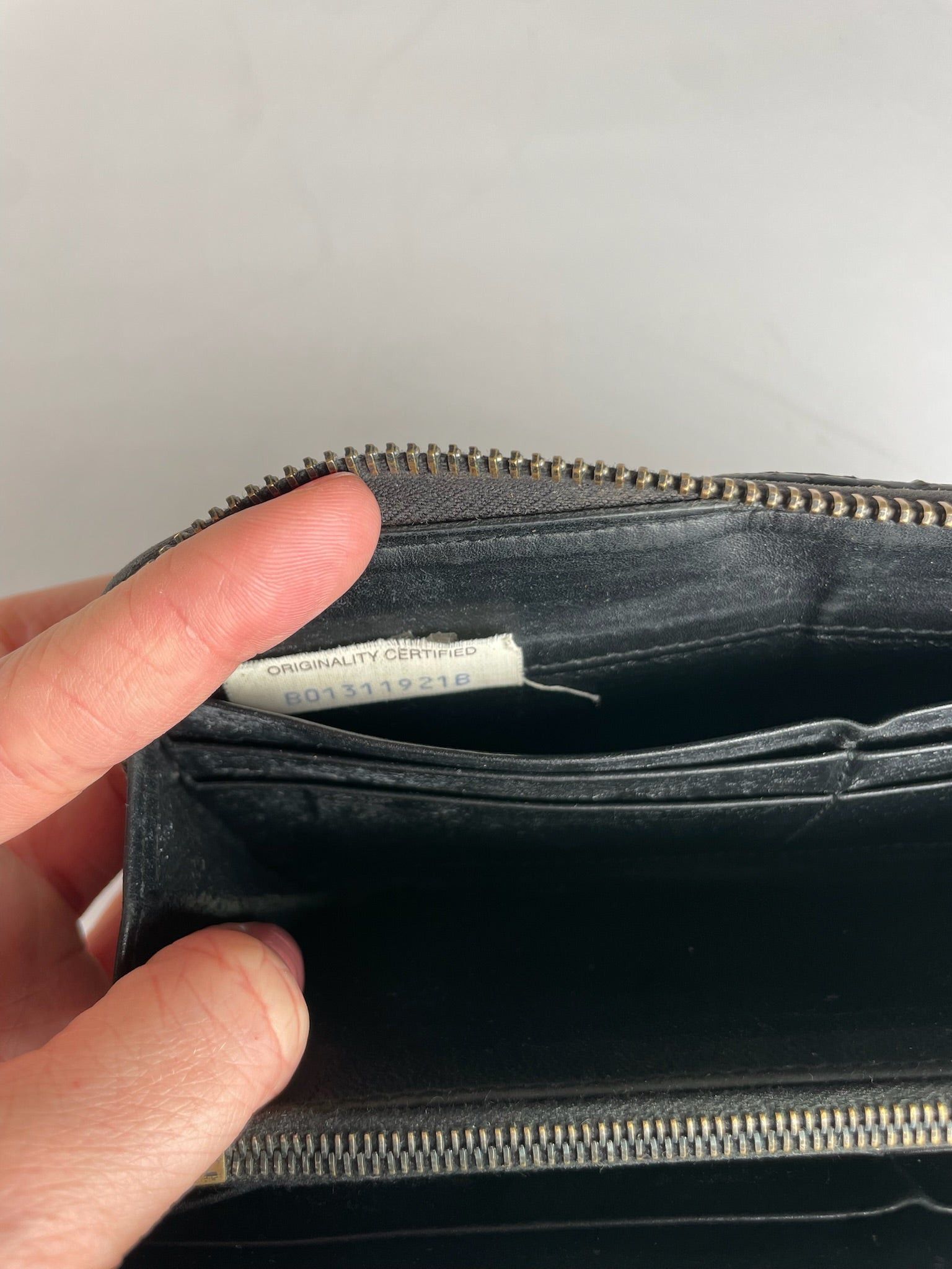 Other Vintage Bottega Veneta Intrecciato Leather Wallet Black Size ONE SIZE - 6 Thumbnail