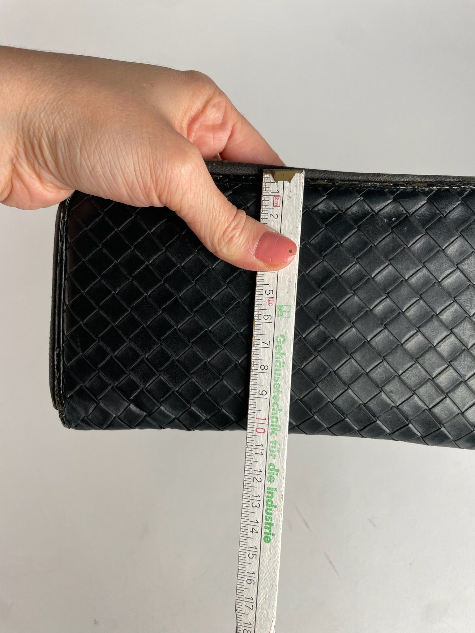 Other Vintage Bottega Veneta Intrecciato Leather Wallet Black Size ONE SIZE - 3 Thumbnail
