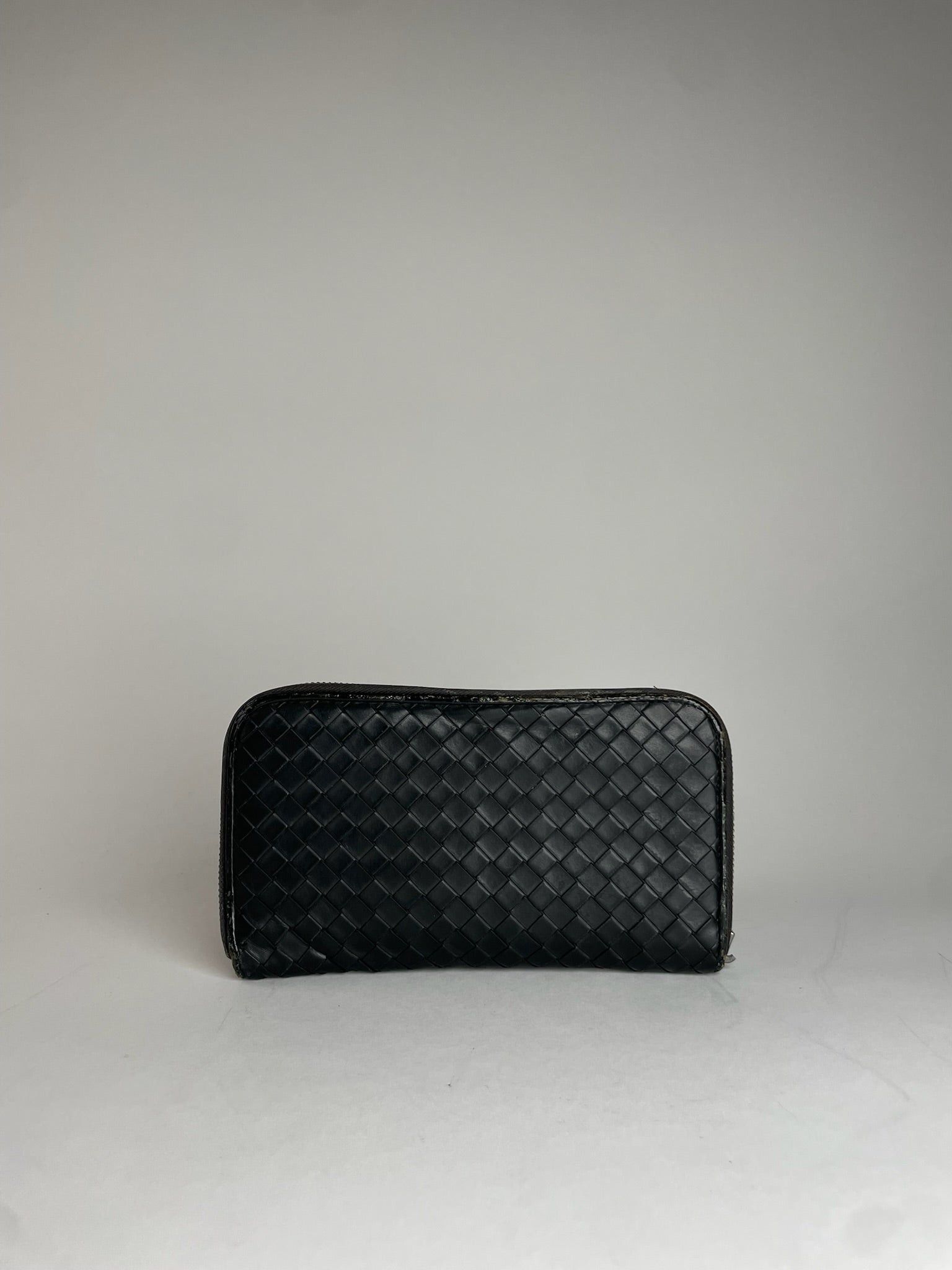 Other Vintage Bottega Veneta Intrecciato Leather Wallet Black Size ONE SIZE - 8 Thumbnail