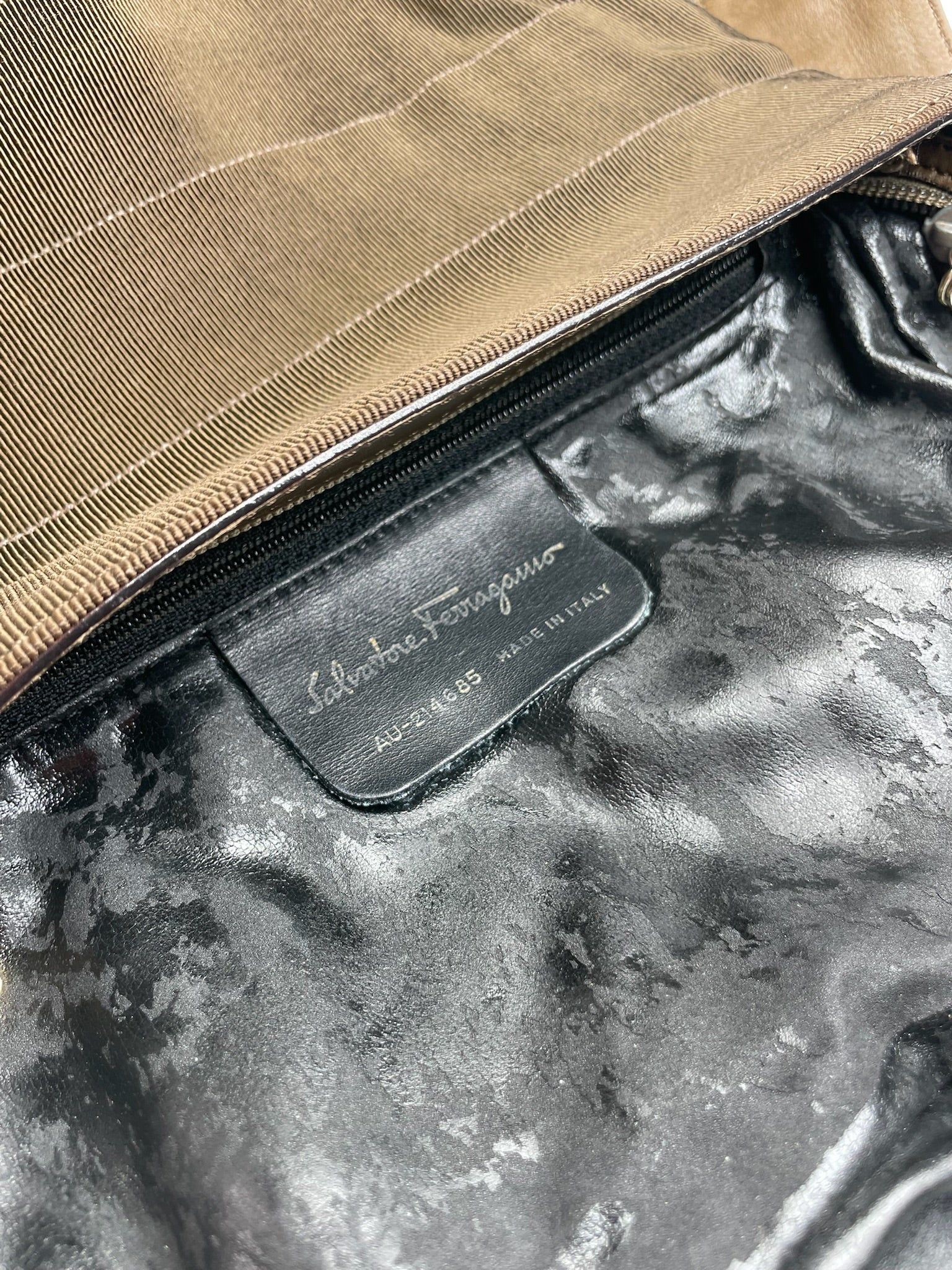 Salvatore Ferragamo Vintage Shoulder Bag Brown Size ONE SIZE - 4 Thumbnail