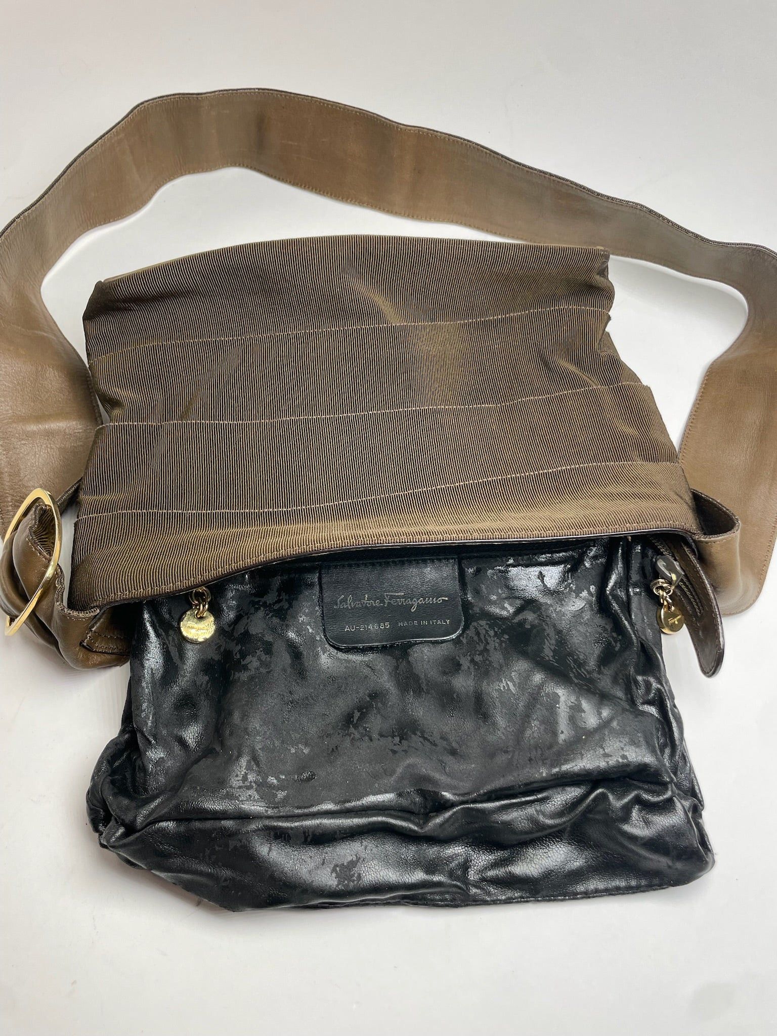 Salvatore Ferragamo Vintage Shoulder Bag Brown Size ONE SIZE - 5 Thumbnail