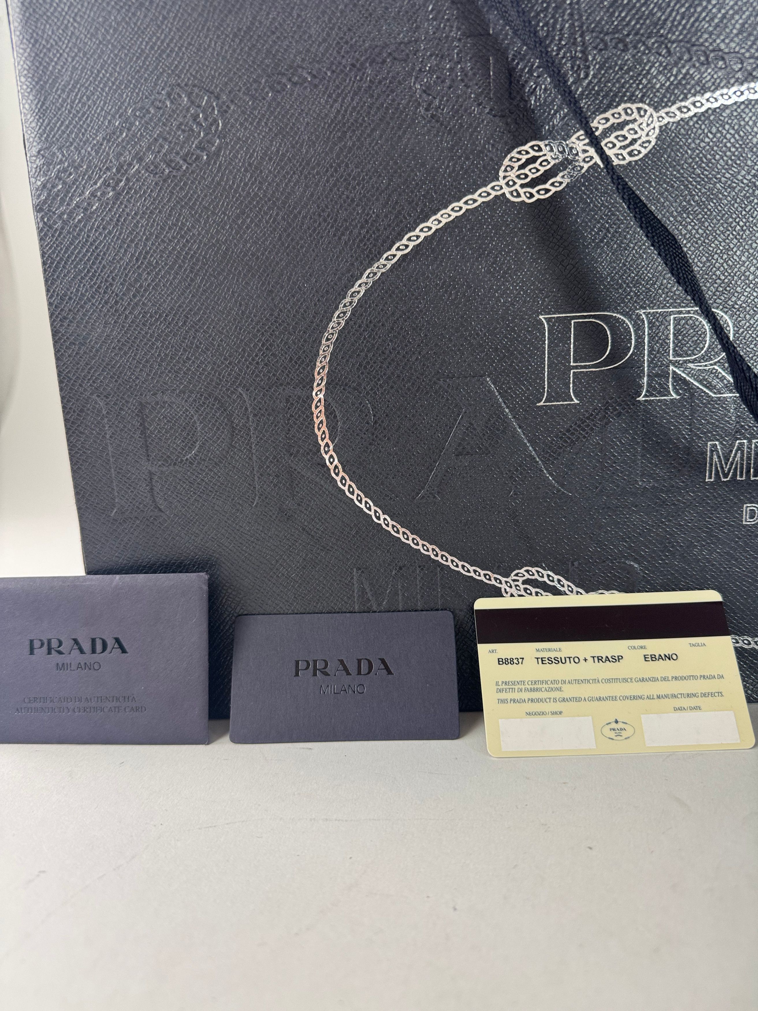 Prada Vintage Polyester Handbag Green Size ONE SIZE - 8 Thumbnail