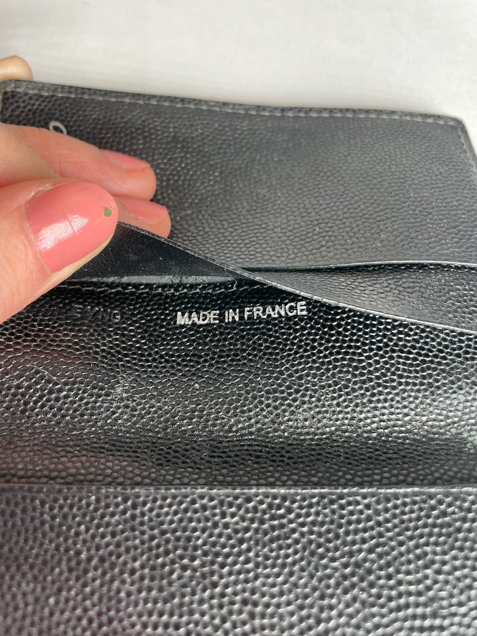 Cartier Vintage Leather Card Holder Black Size ONE SIZE - 6 Thumbnail