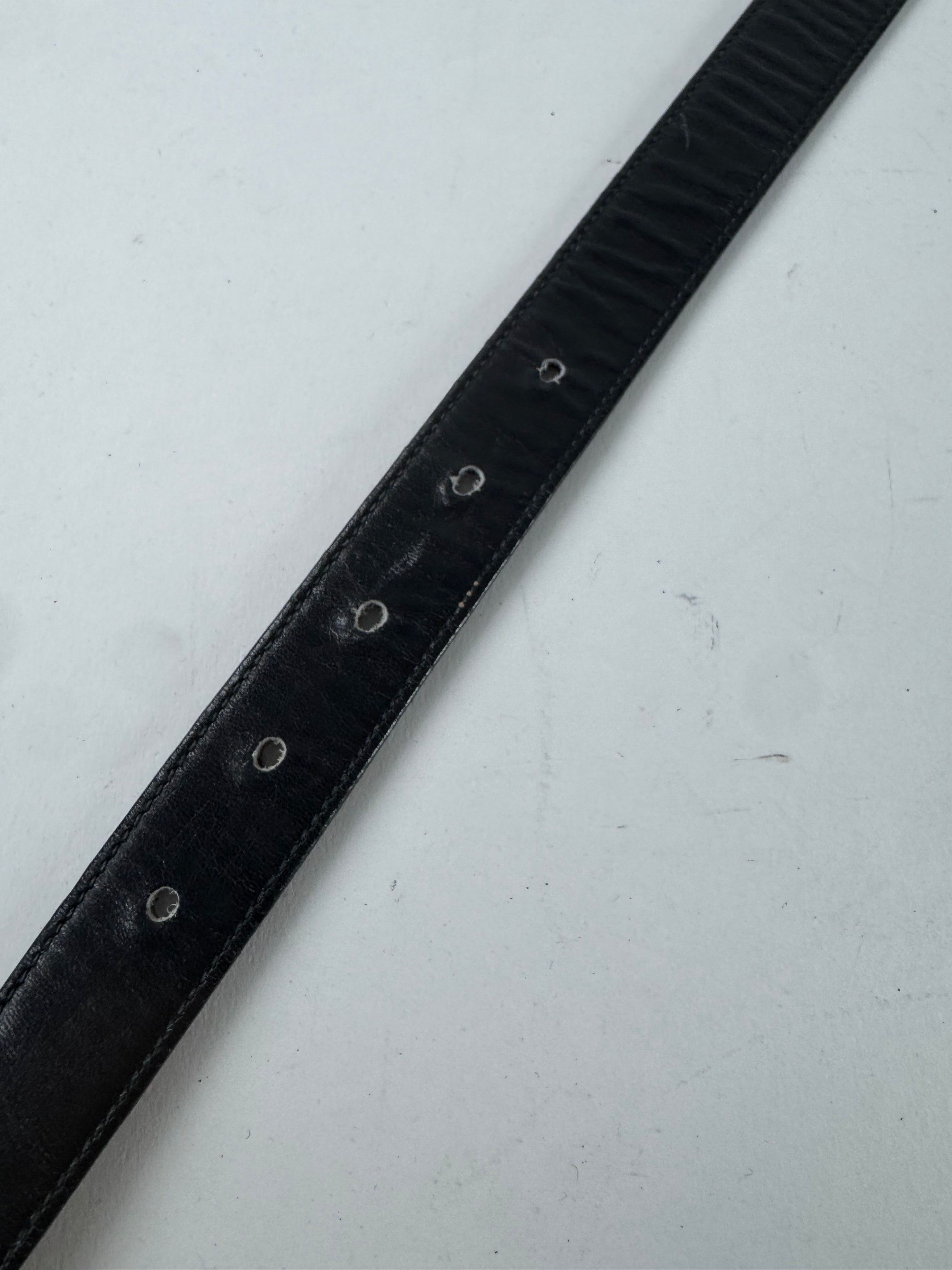 Gucci Vintage Leather Belt Brown Size ONE SIZE - 5 Thumbnail