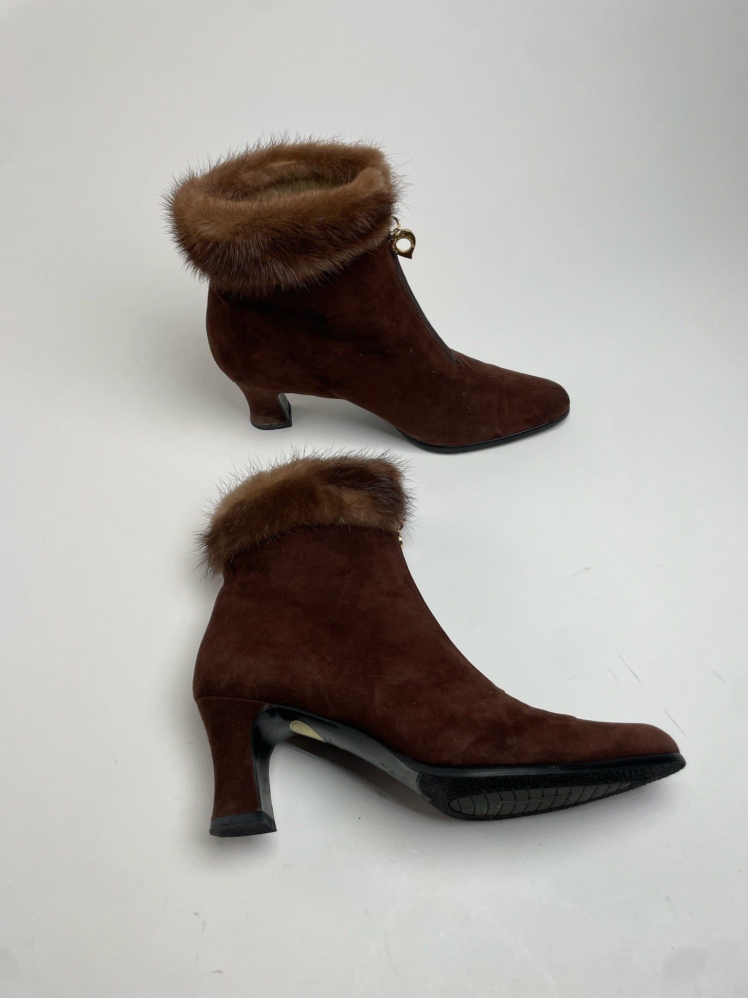 Other Vintage Yves Saint Laurent Helens Boots Brown EU36 Size US 5 / IT 35 - 5 Thumbnail