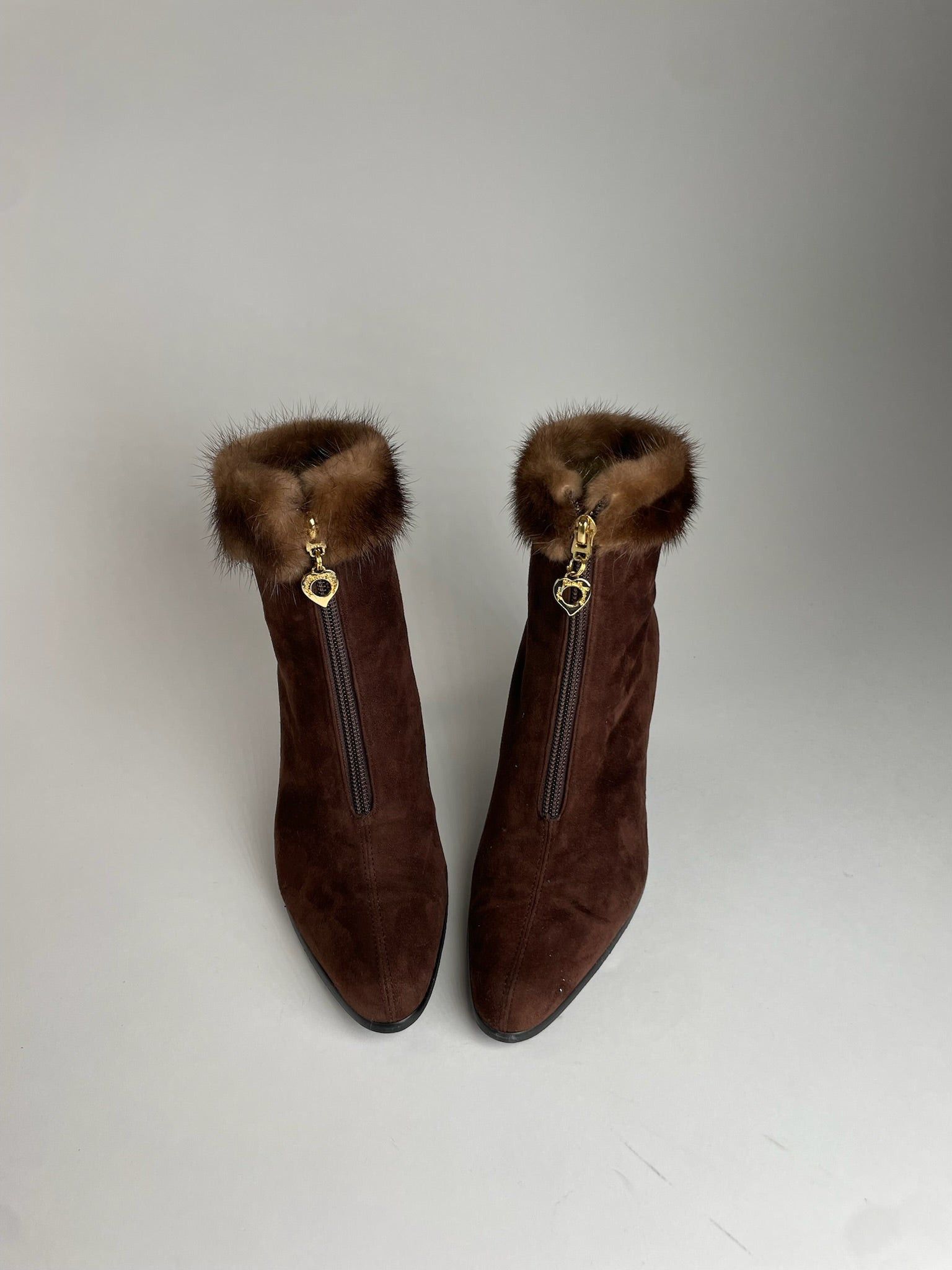Other Vintage Yves Saint Laurent Helens Boots Brown EU36 Size US 5 / IT 35 - 8 Thumbnail