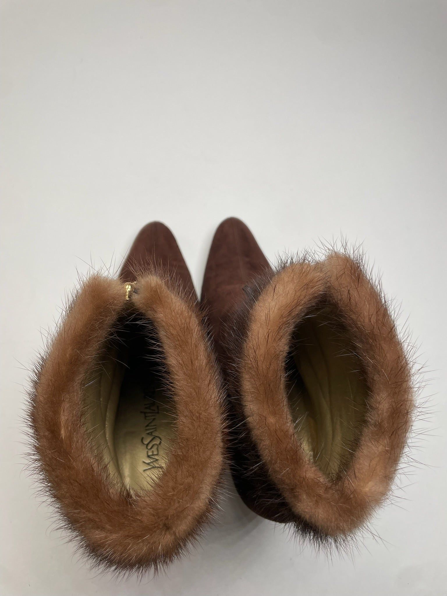 Other Vintage Yves Saint Laurent Helens Boots Brown EU36 Size US 5 / IT 35 - 3 Thumbnail