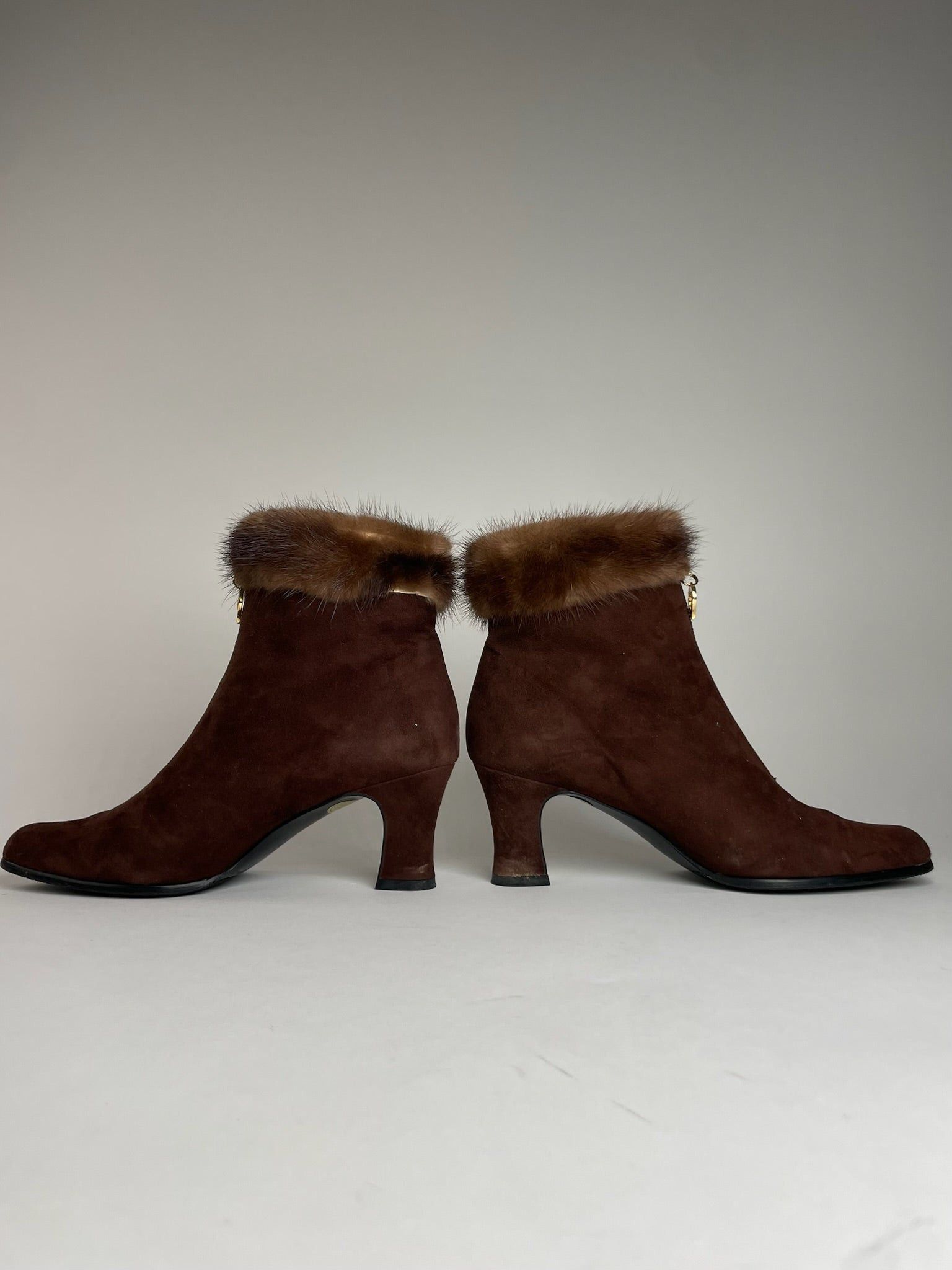Other Vintage Yves Saint Laurent Helens Boots Brown EU36 Size US 5 / IT 35 - 6 Thumbnail