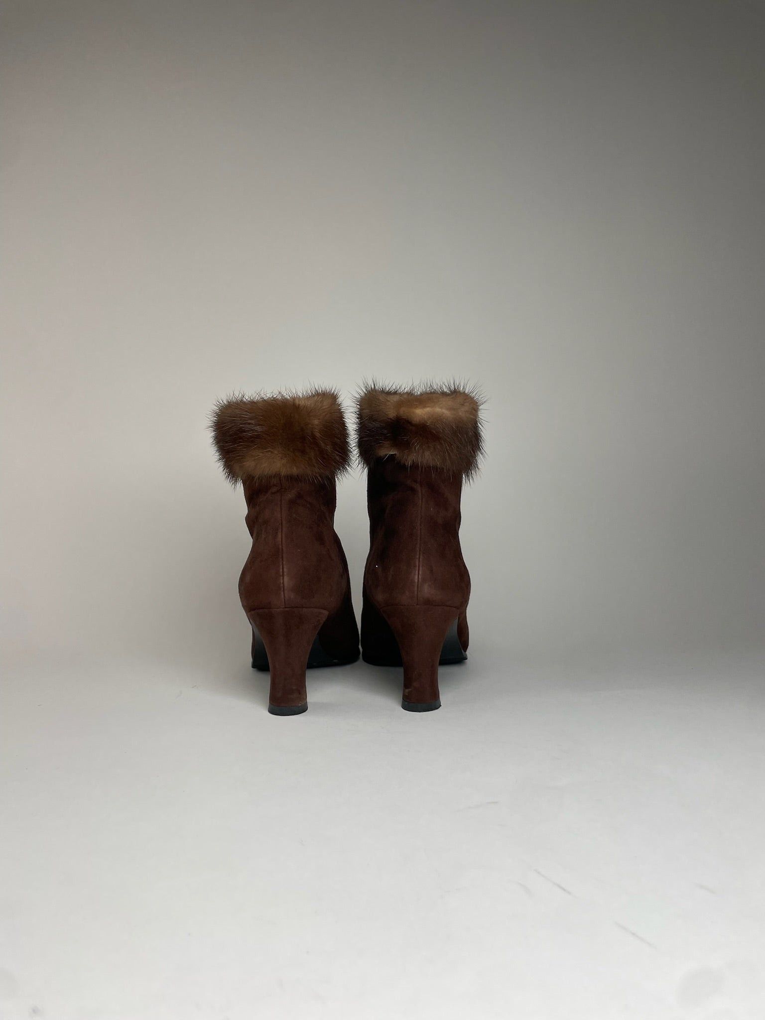 Other Vintage Yves Saint Laurent Helens Boots Brown EU36 Size US 5 / IT 35 - 2 Thumbnail