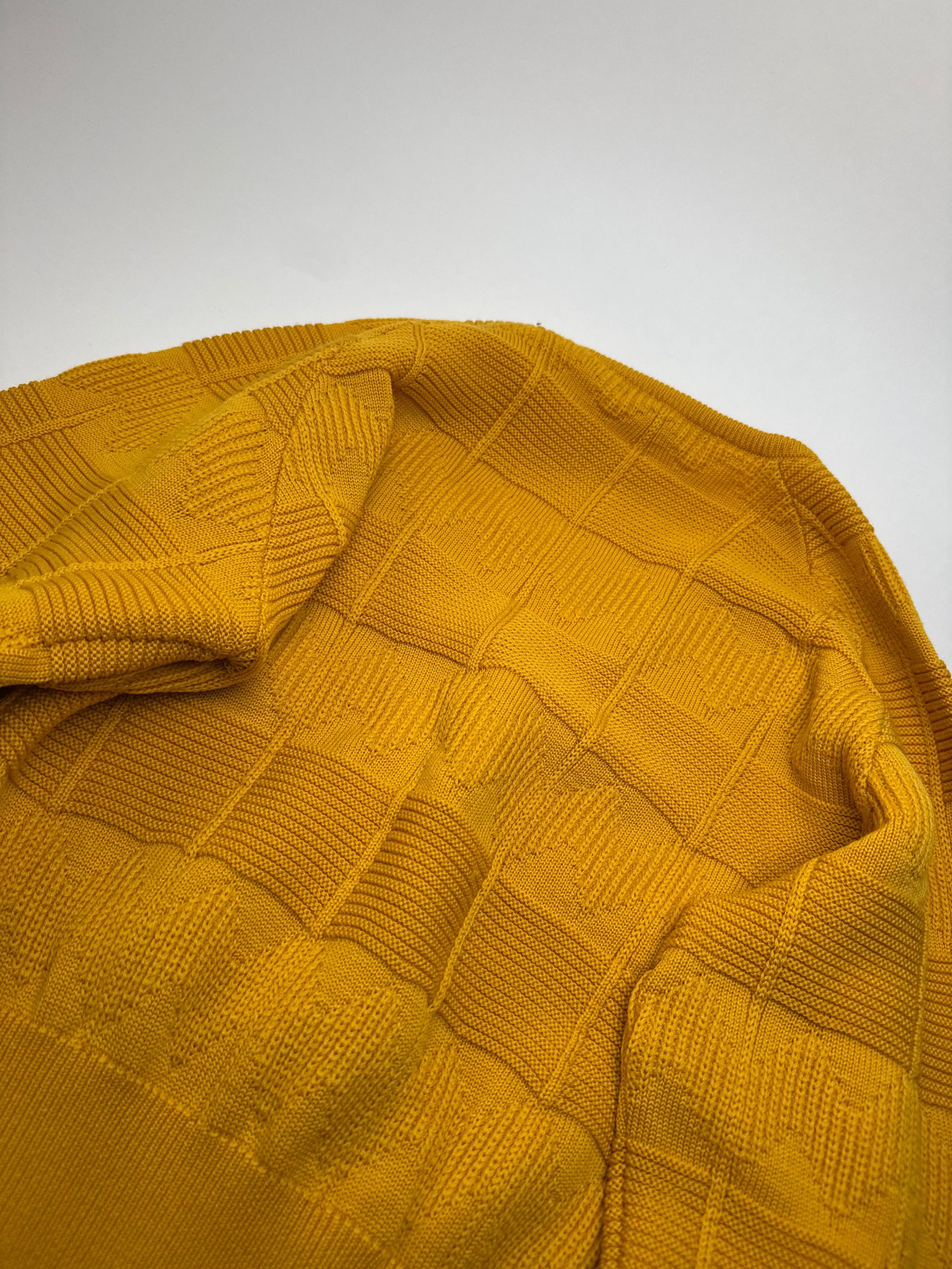 Dior Vintage V Neck Jumper Yellow M Size M / US 6-8 / IT 42-44 - 10 Thumbnail