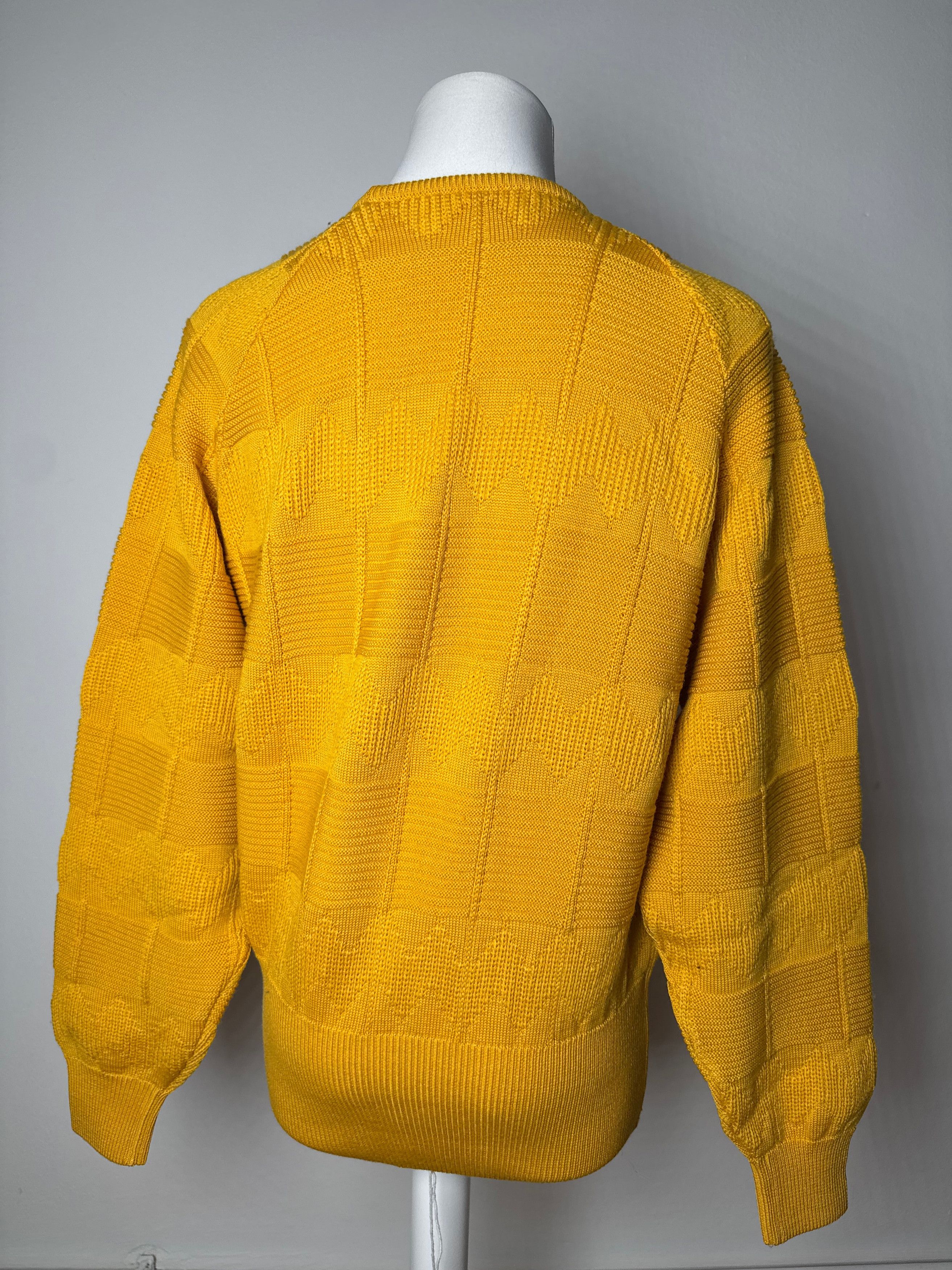 Dior Vintage V Neck Jumper Yellow M Size M / US 6-8 / IT 42-44 - 14 Thumbnail
