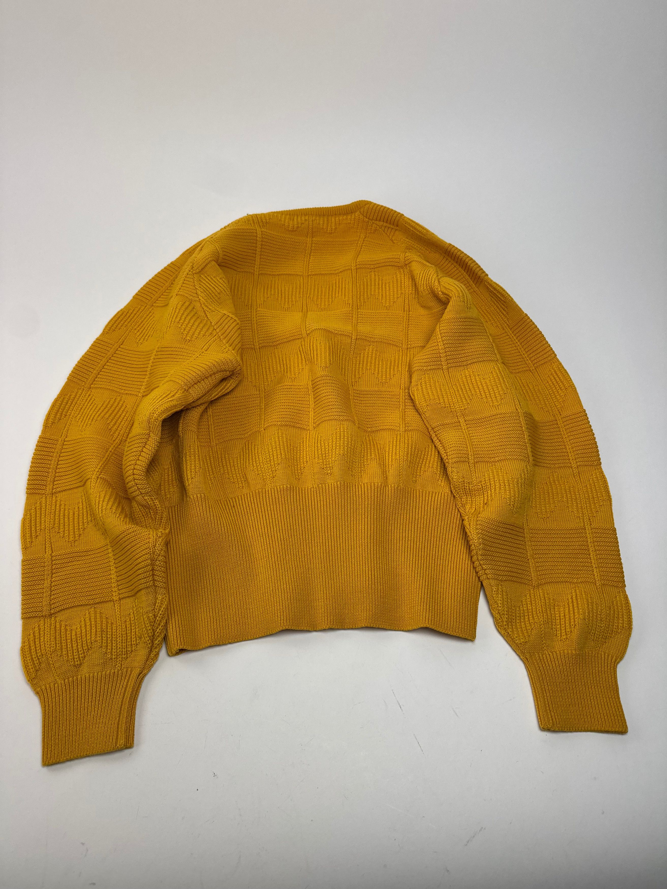 Dior Vintage V Neck Jumper Yellow M Size M / US 6-8 / IT 42-44 - 9 Thumbnail