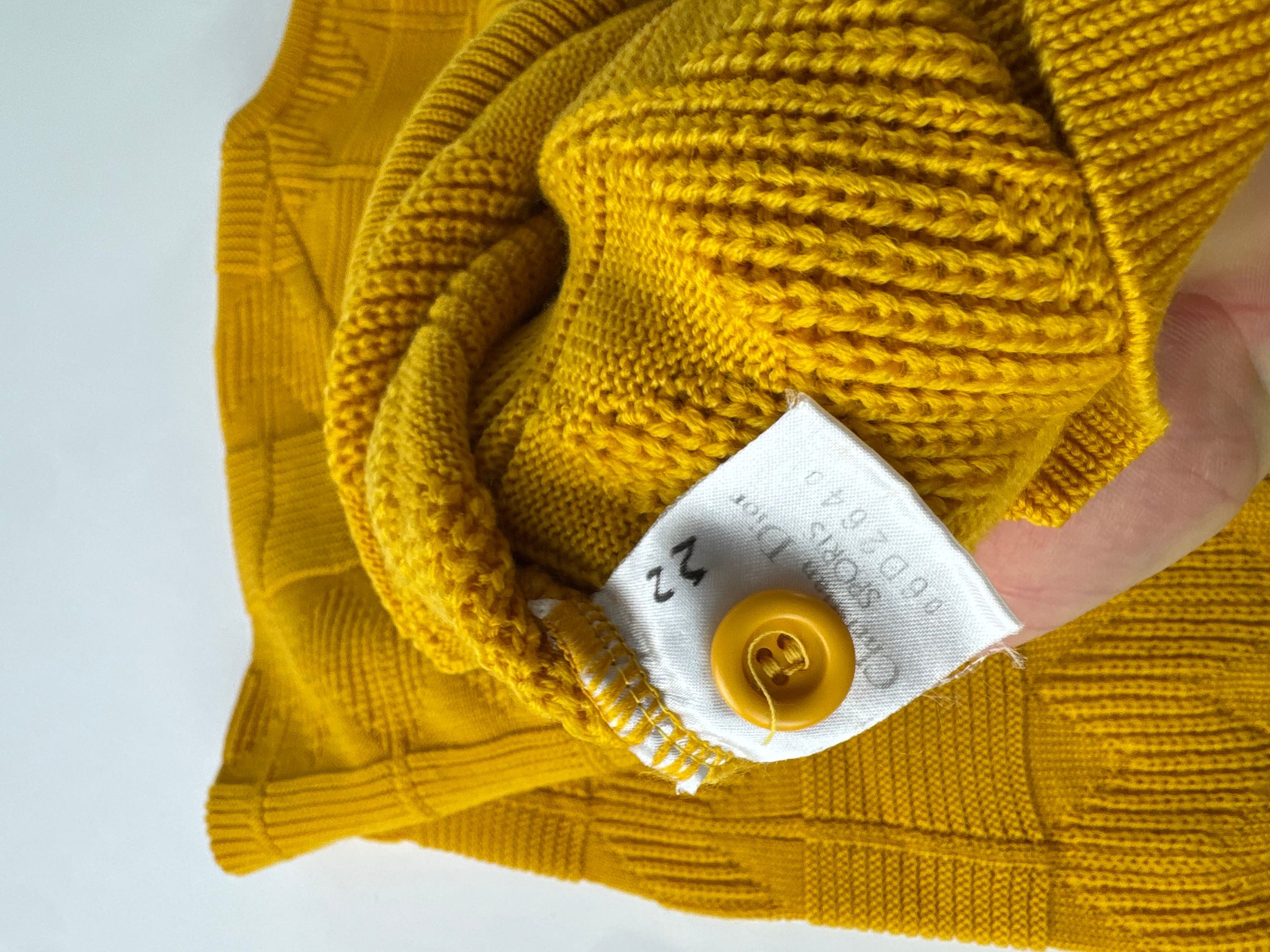 Dior Vintage V Neck Jumper Yellow M Size M / US 6-8 / IT 42-44 - 11 Thumbnail