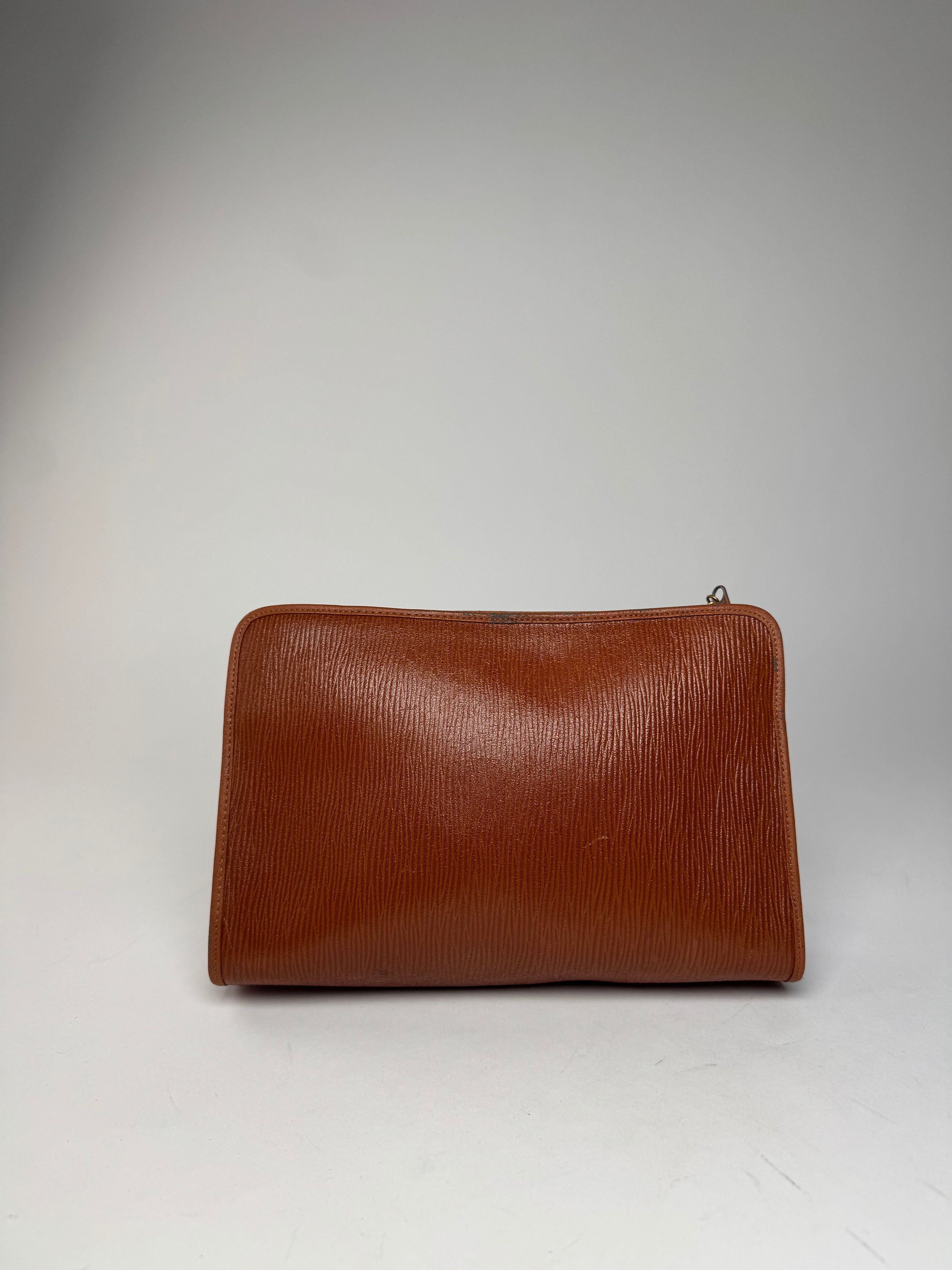 Givenchy Vintage Leather Clutch Brown Size ONE SIZE - 7 Thumbnail
