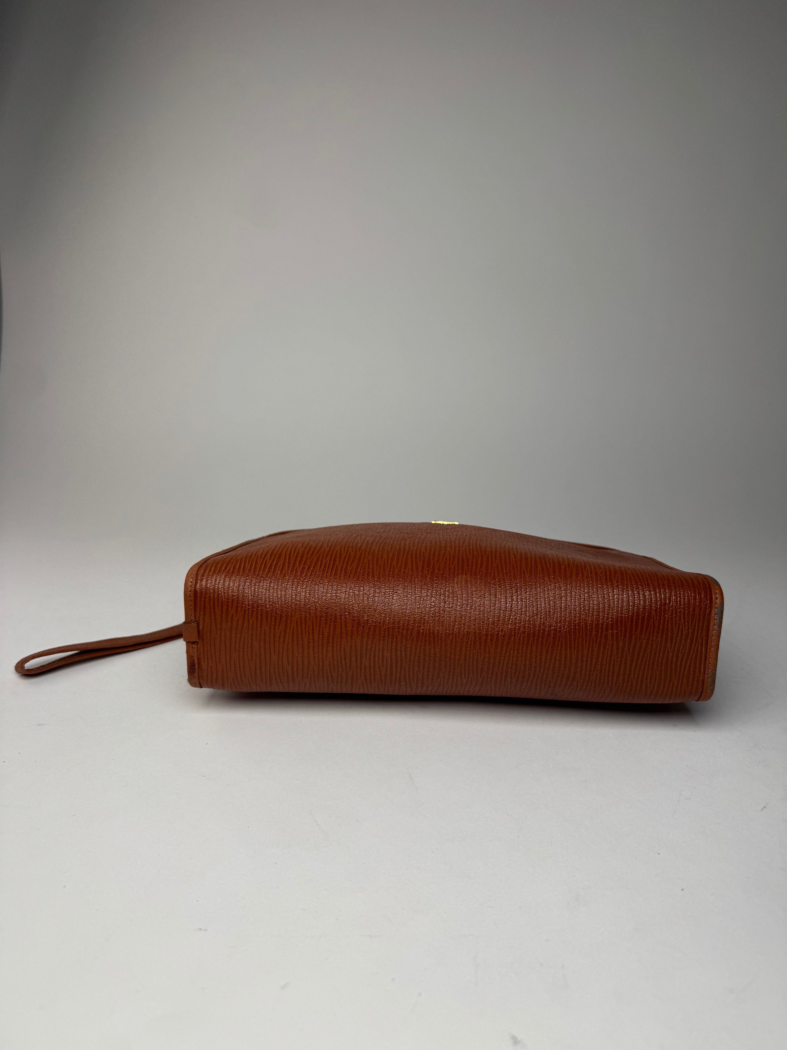 Givenchy Vintage Leather Clutch Brown Size ONE SIZE - 8 Thumbnail