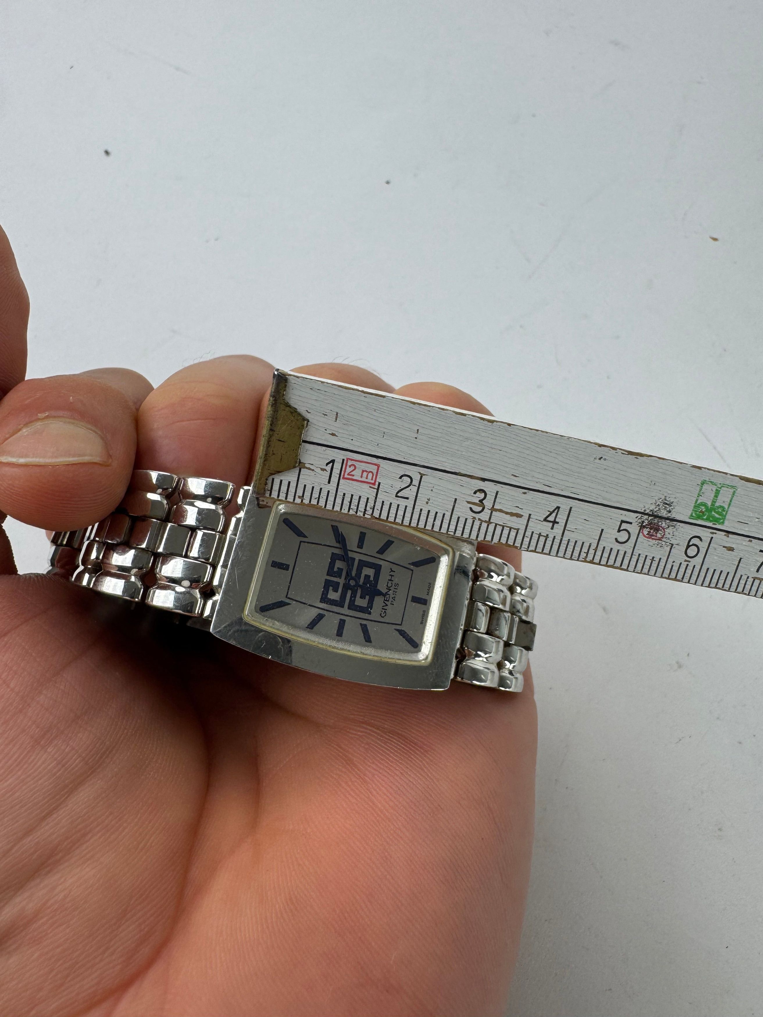 Givenchy Vintage Steel Quartz Watch Silver Size ONE SIZE - 10 Thumbnail