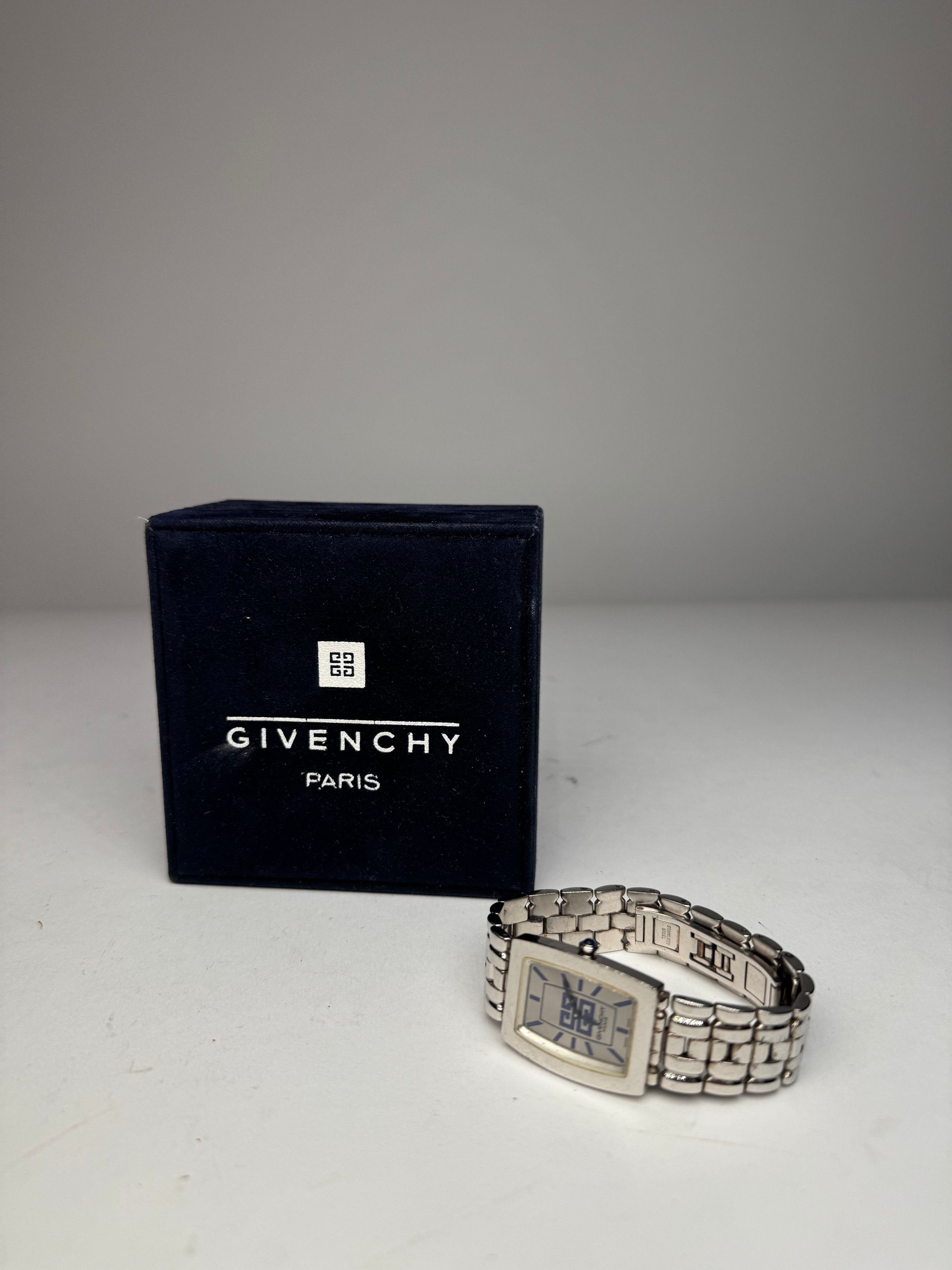 Givenchy Vintage Steel Quartz Watch Silver Size ONE SIZE - 14 Thumbnail