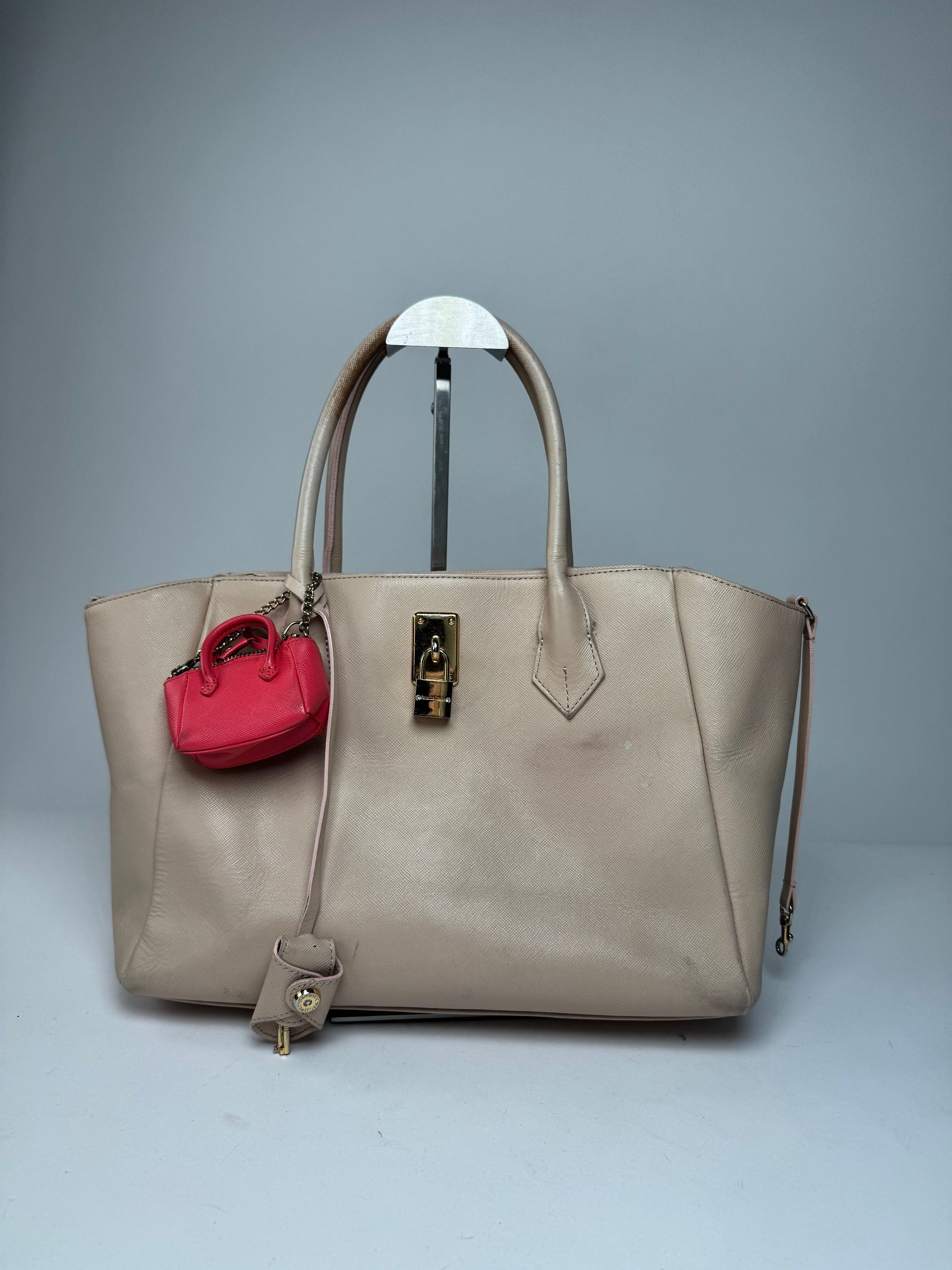 Other Vintage Samantha Thavas Leather Handbag Pink Size ONE SIZE - 11 Thumbnail