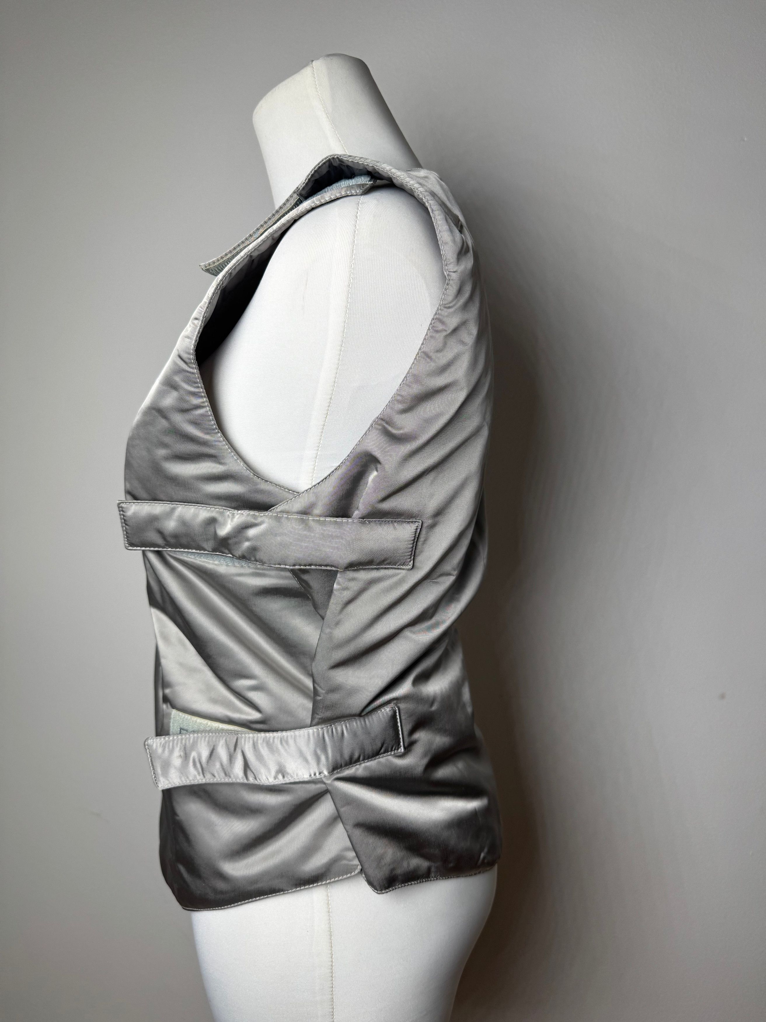 Fendi Vintage Roma Vest Silver 36/S Size S / US 4 / IT 40 - 14 Thumbnail