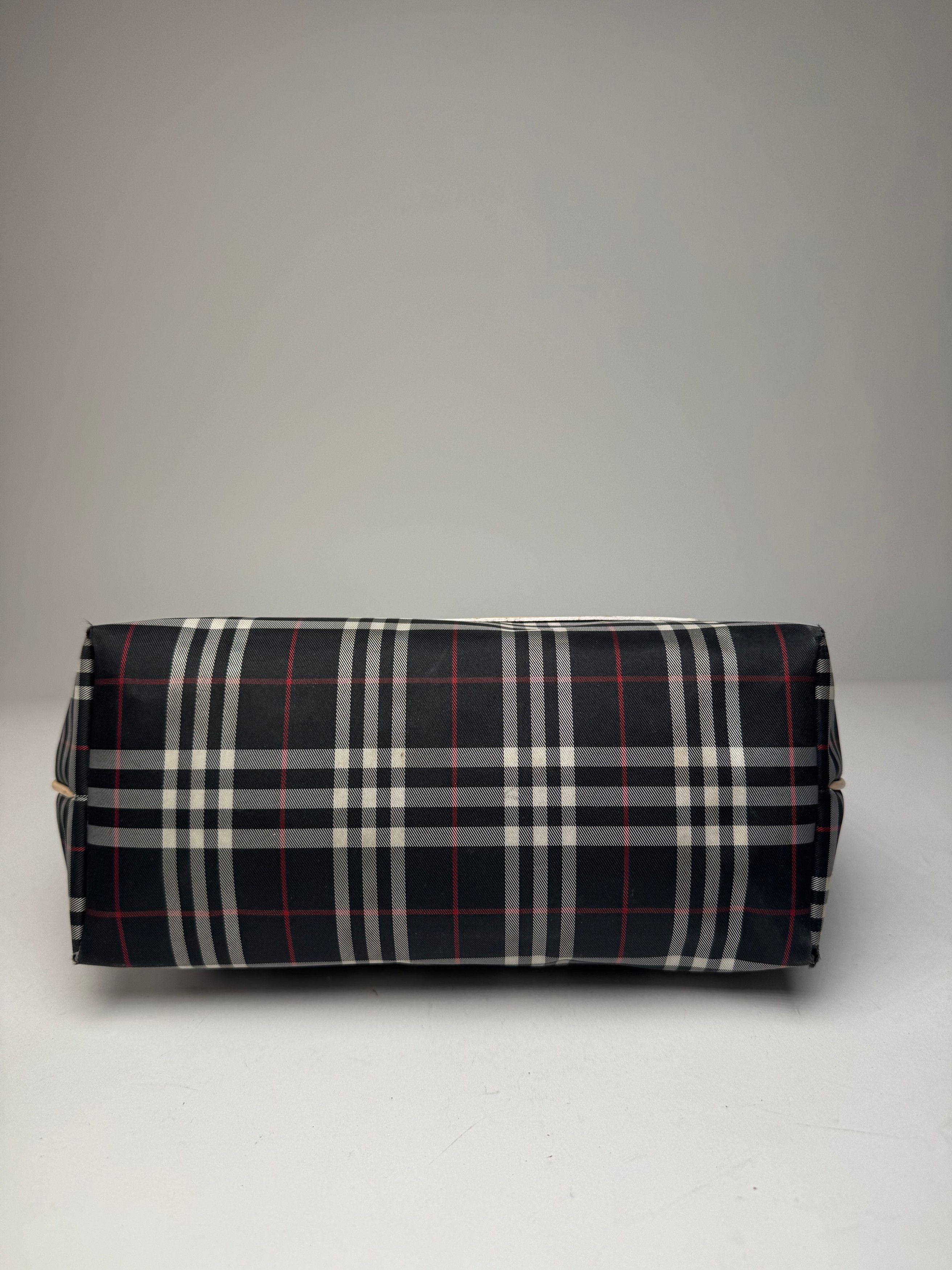 Burberry Vintage Nova Check Tote Bag Beige Black Size ONE SIZE - 13 Thumbnail