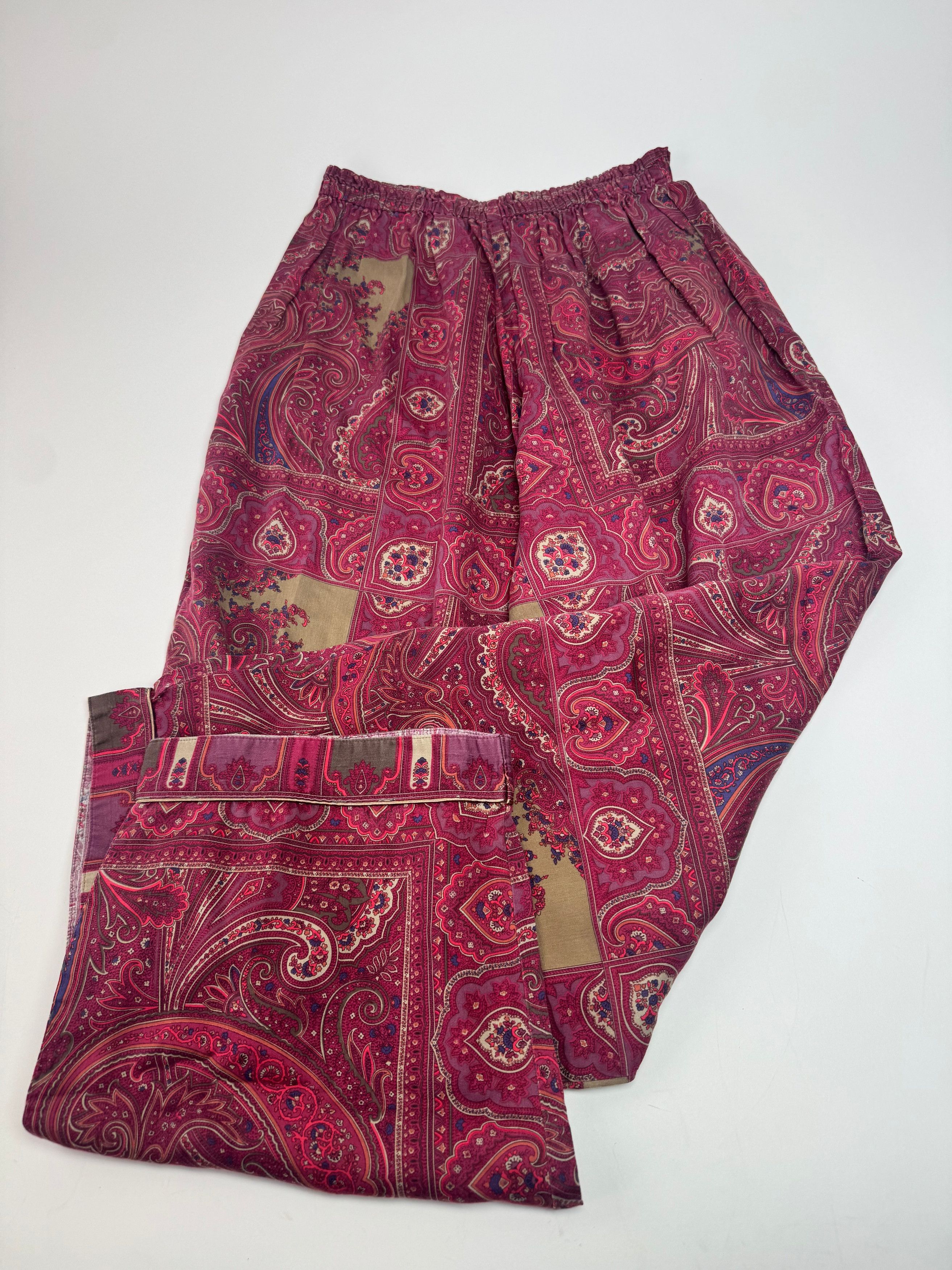Etro Vintage Paisley Monogram Twin Set Purple L Size L / US 10 / IT 46 - 7 Thumbnail