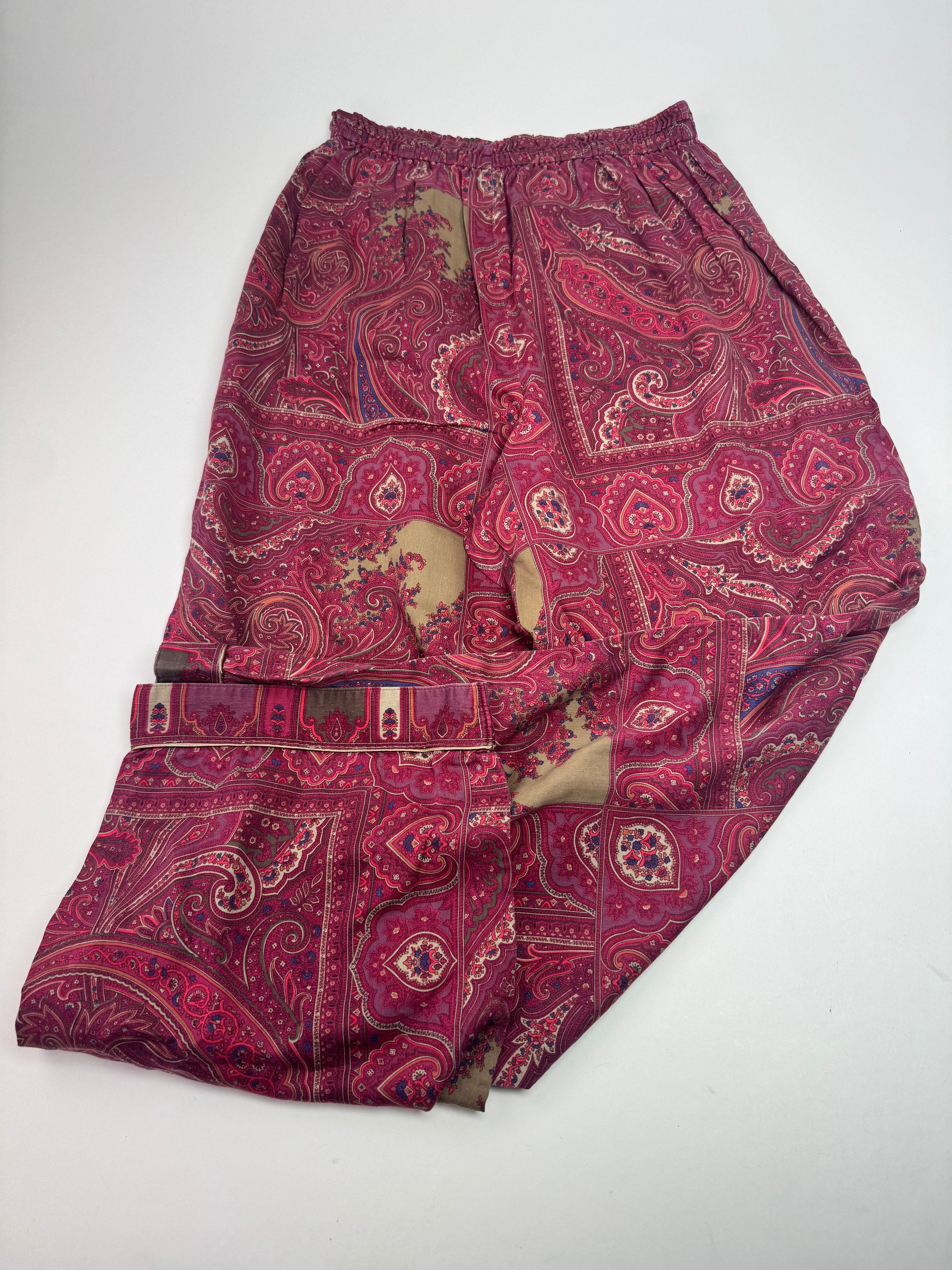 Etro Vintage Paisley Monogram Twin Set Purple L Size L / US 10 / IT 46 - 3 Thumbnail