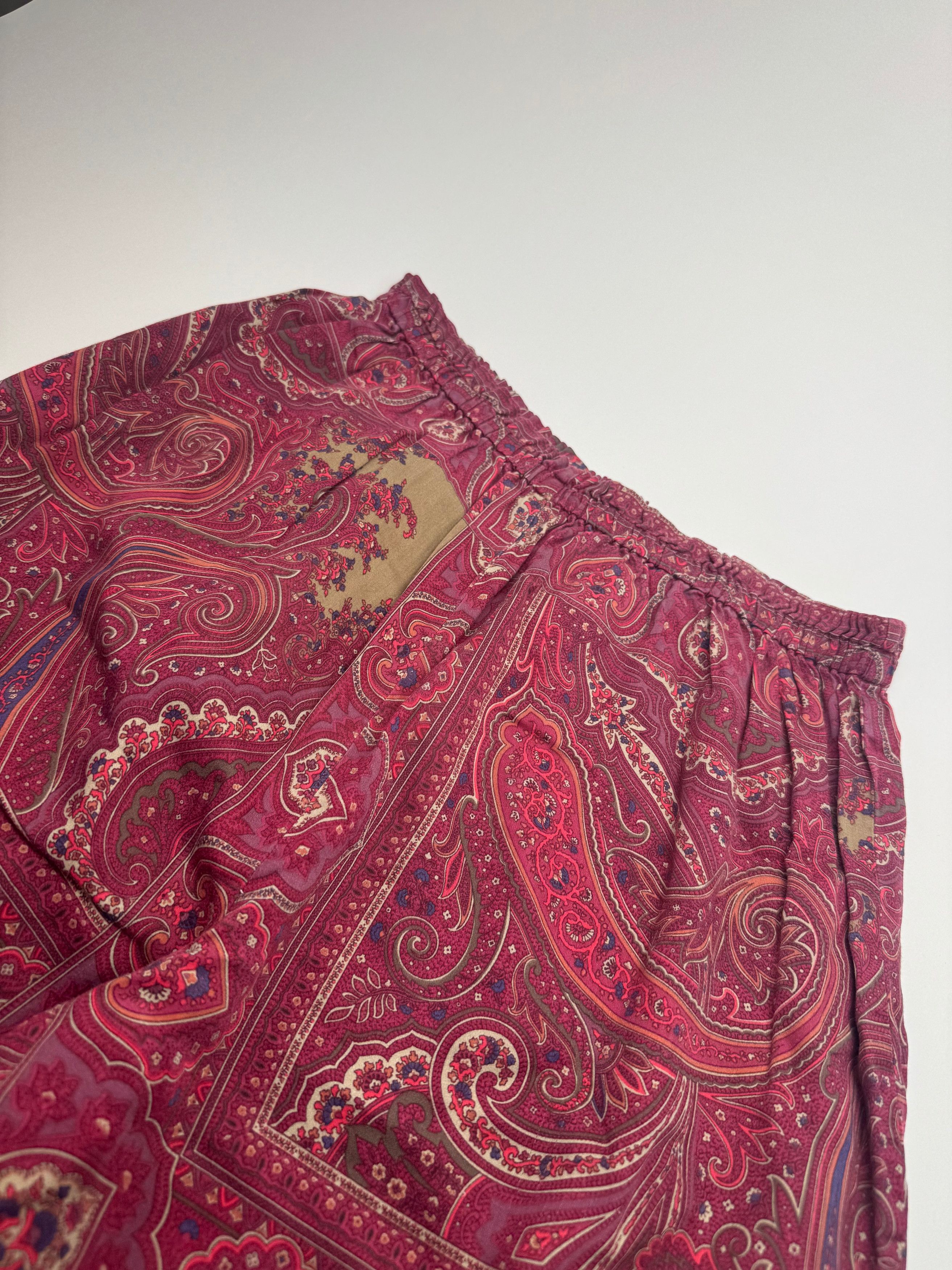 Etro Vintage Paisley Monogram Twin Set Purple L Size L / US 10 / IT 46 - 4 Thumbnail