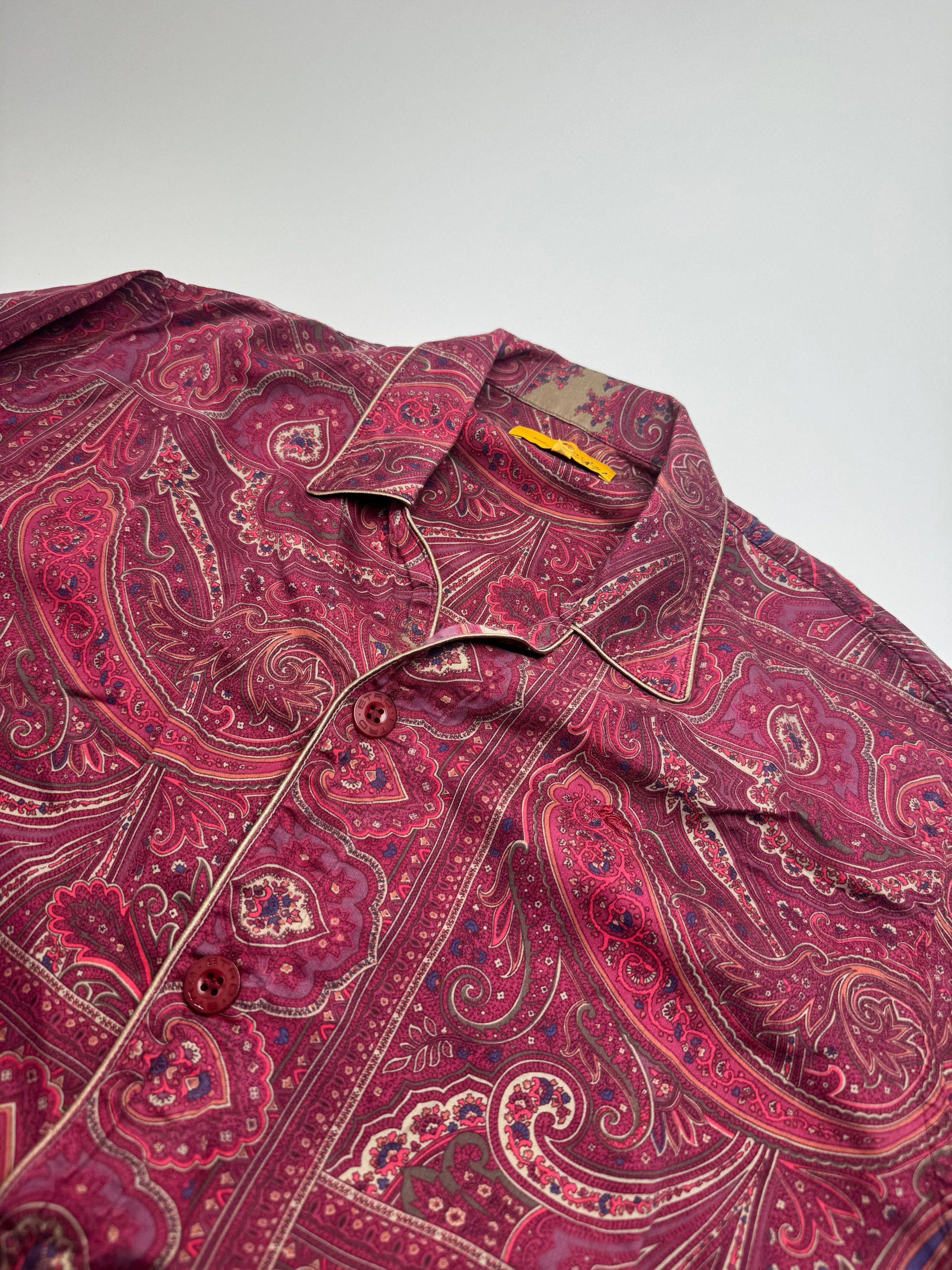 Etro Vintage Paisley Monogram Twin Set Purple L Size L / US 10 / IT 46 - 10 Thumbnail