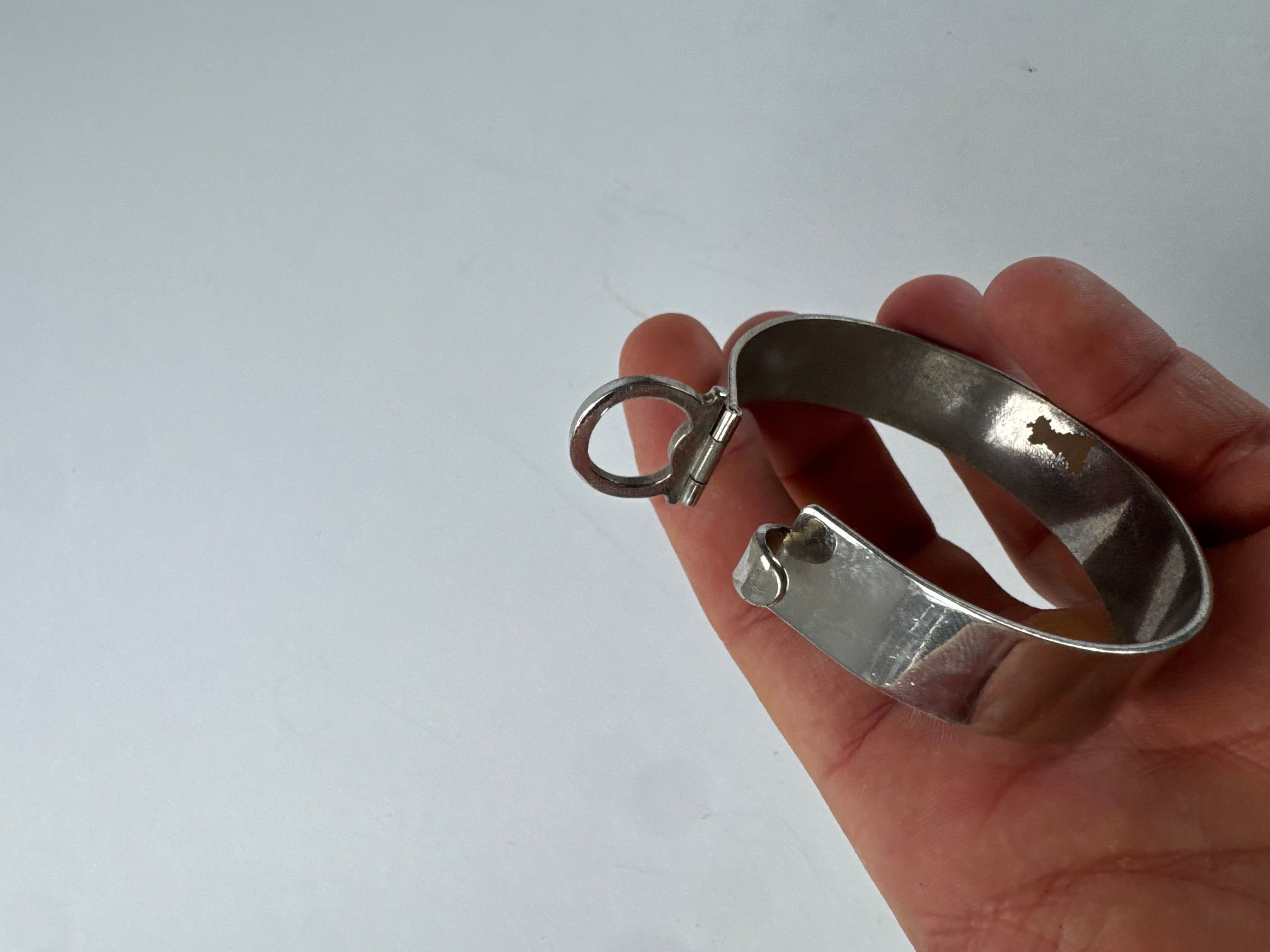 Salvatore Ferragamo Vintage Metal Bracelet Silver Size ONE SIZE - 6 Thumbnail