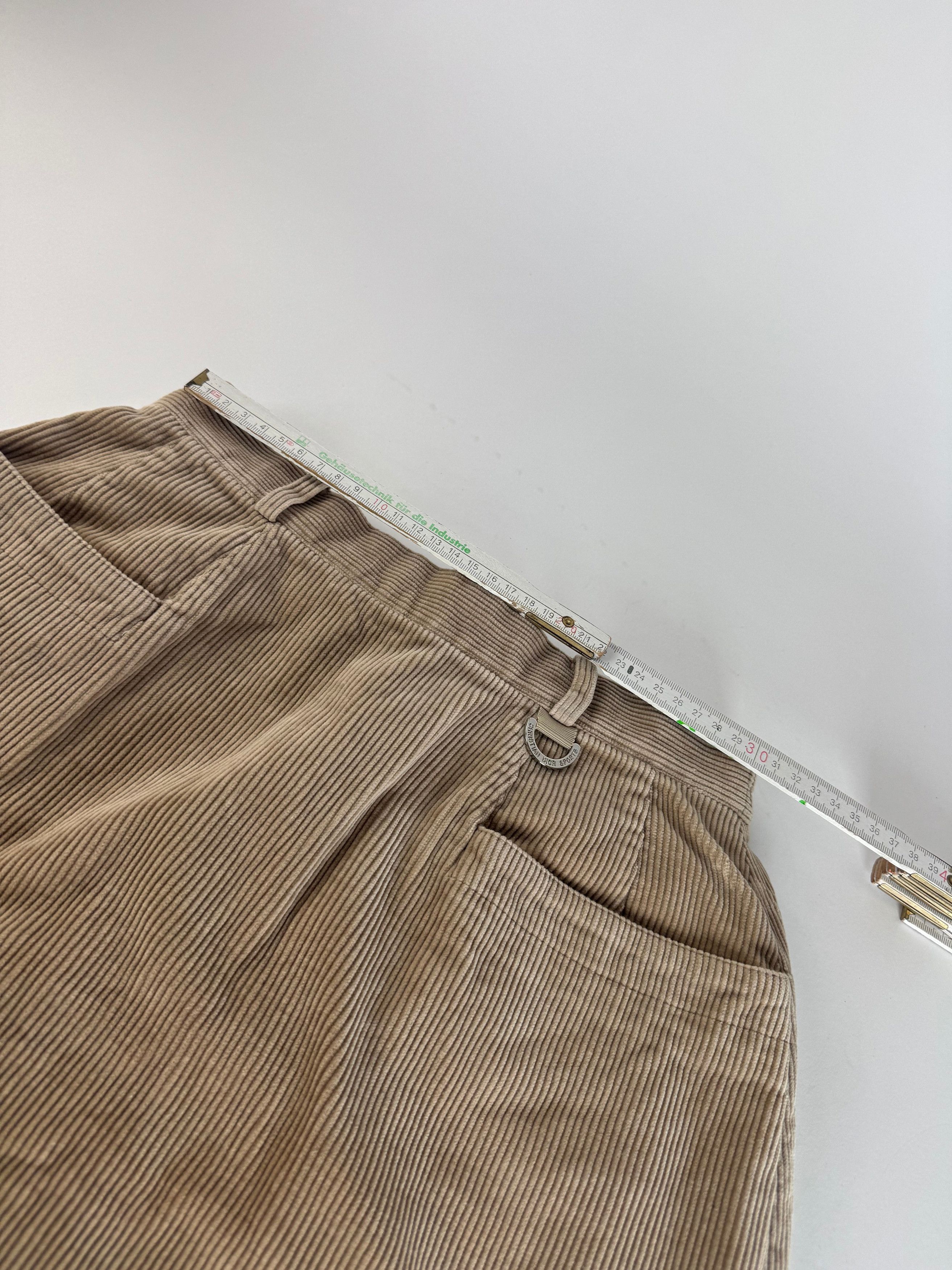 Dior Vintage Cord Skirt Brown M Size 30" / US 8 / IT 44 - 7 Thumbnail