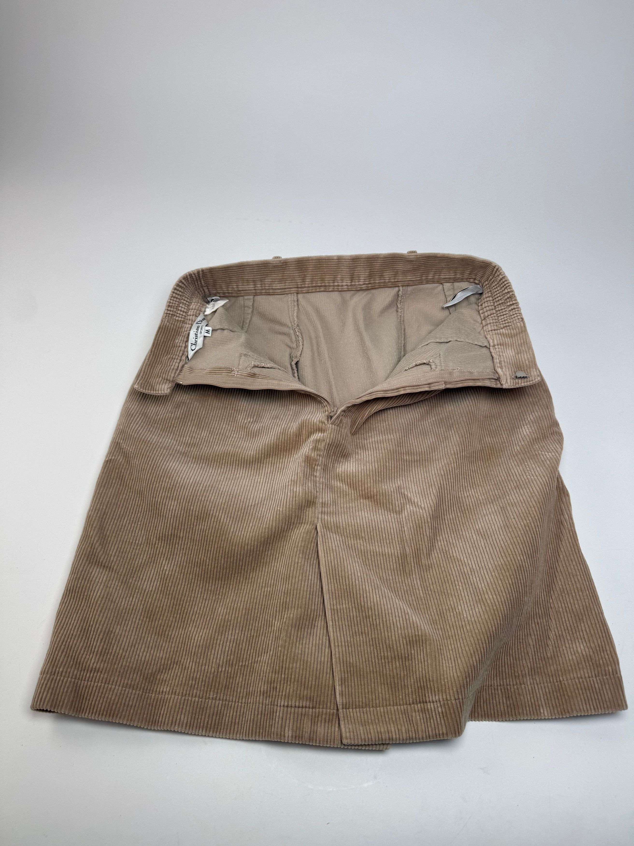 Dior Vintage Cord Skirt Brown M Size 30" / US 8 / IT 44 - 13 Thumbnail