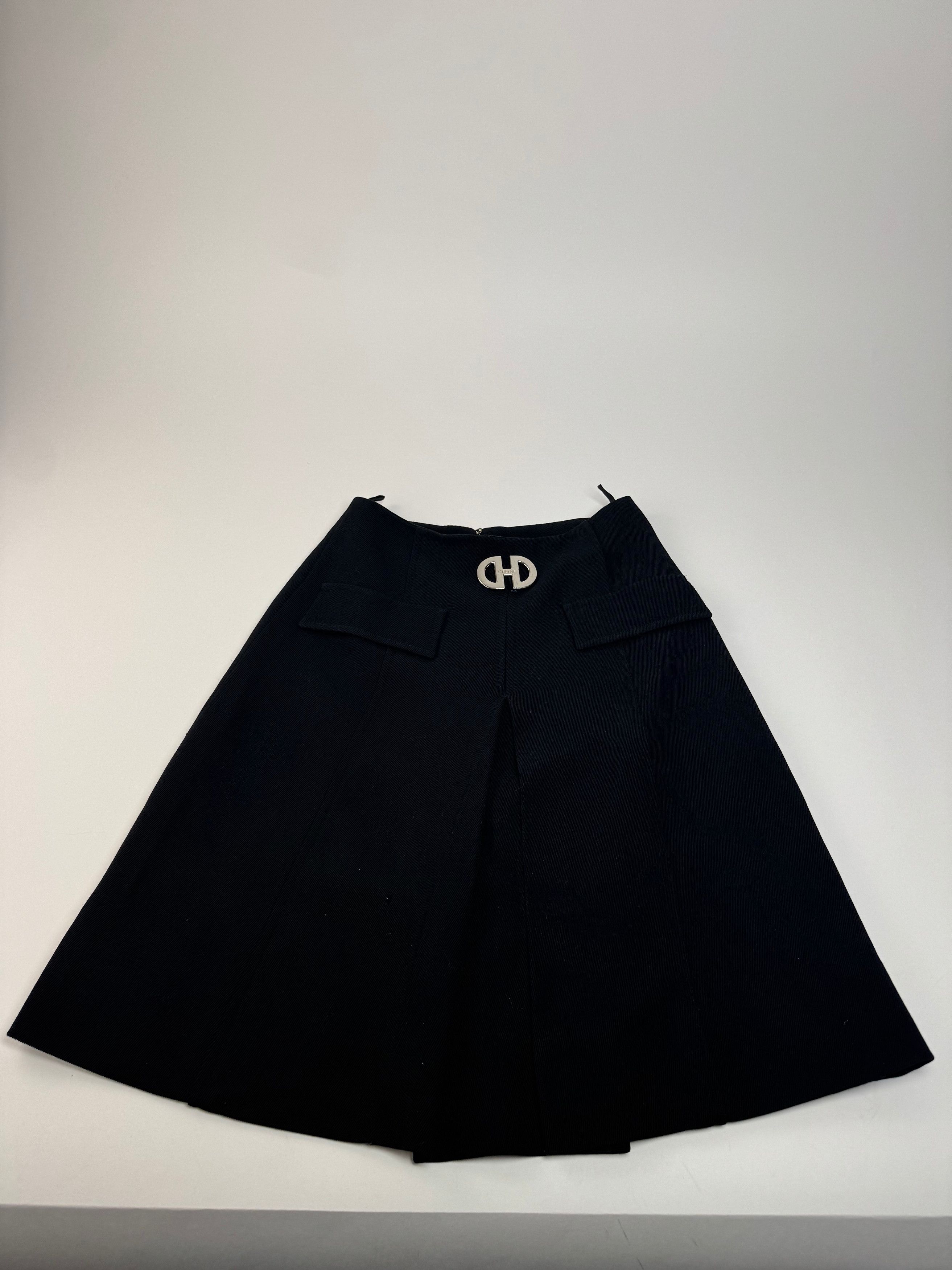 Celine Vintage Paris Skirt Black M Size 27" / US 4 / IT 40 - 4 Thumbnail