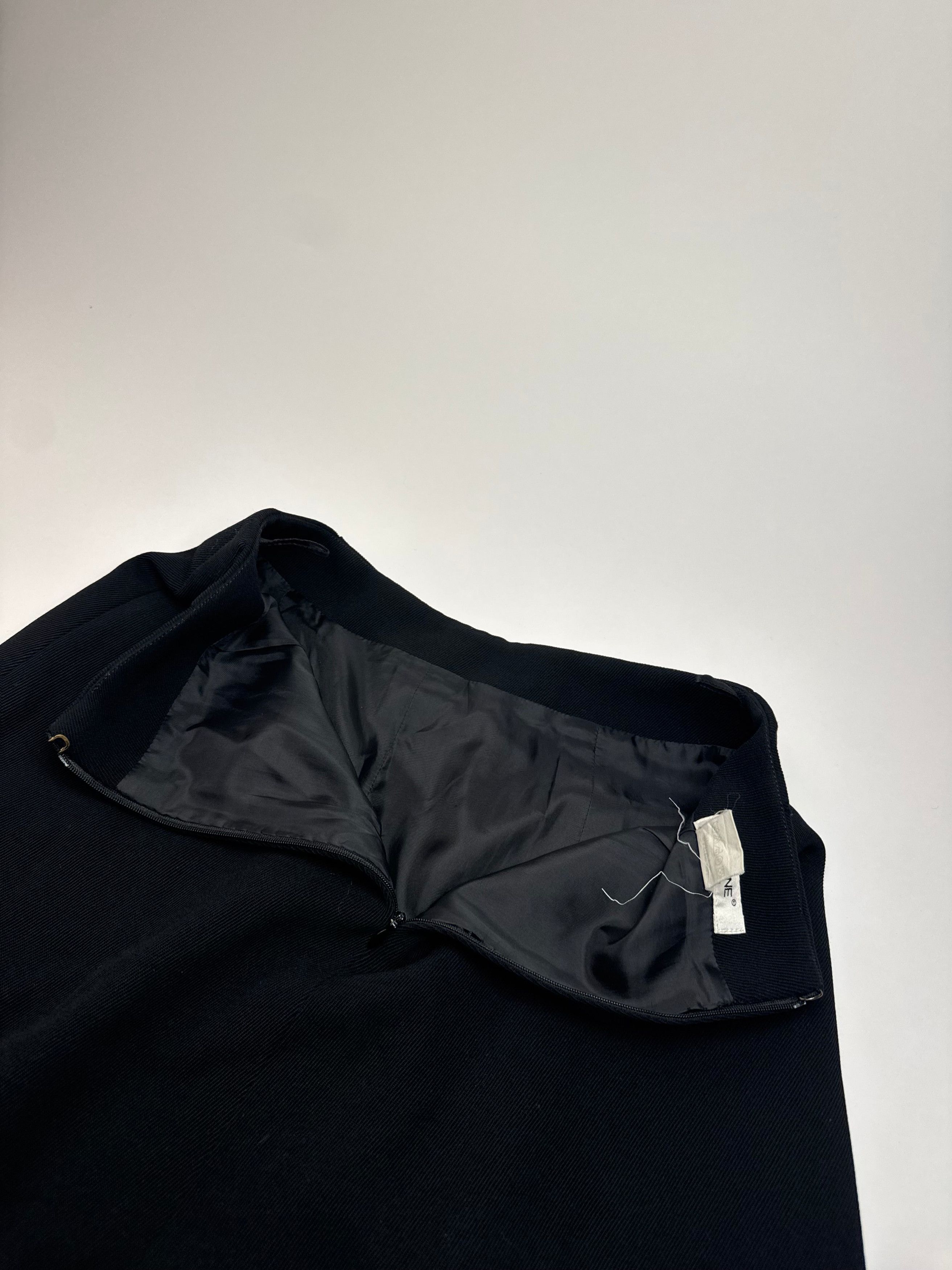 Celine Vintage Paris Skirt Black M Size 27" / US 4 / IT 40 - 13 Thumbnail