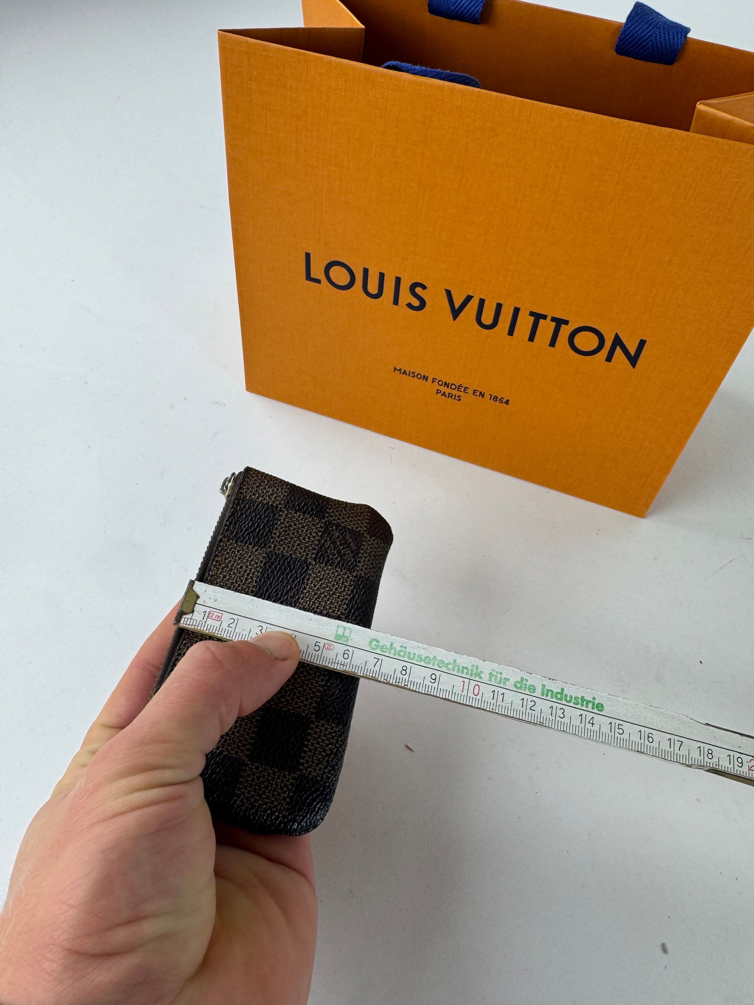 Louis Vuitton Vintage Le Dauphine Leather Damier Monogram Card Holder Brow Size ONE SIZE - 8 Thumbnail