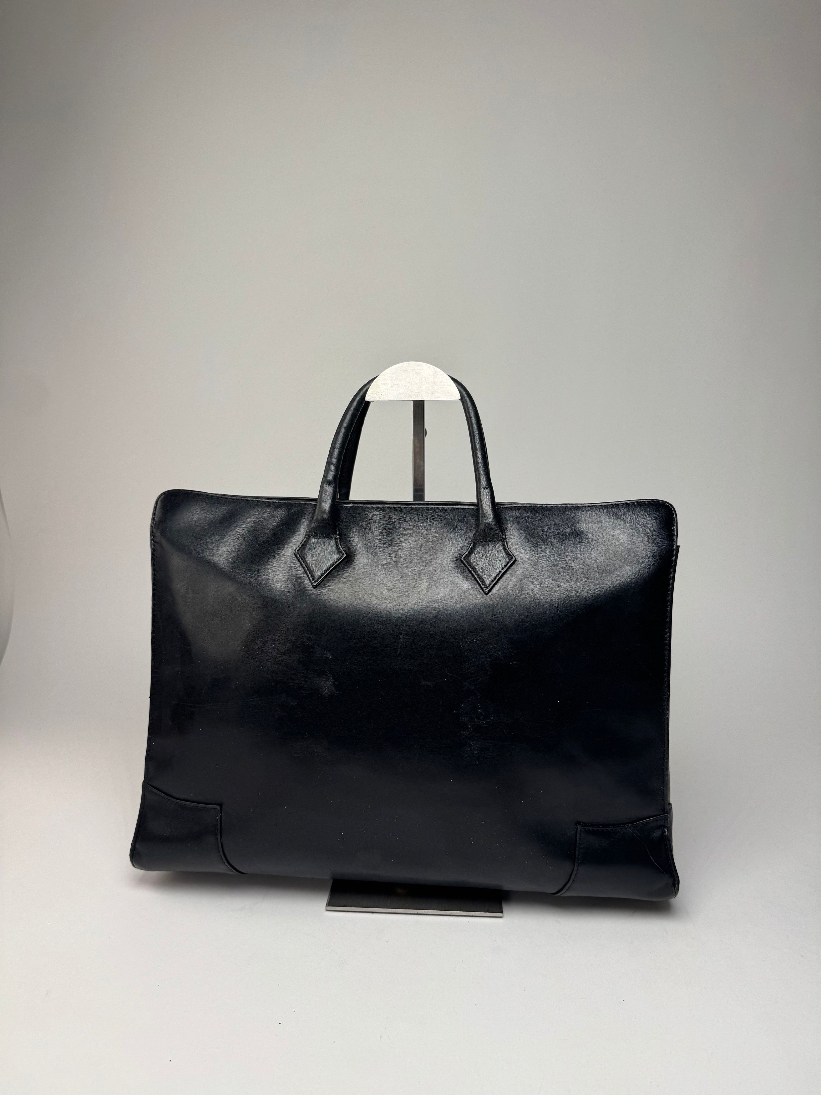 Vivienne Westwood Vintage Leather Handbag Black Size ONE SIZE - 2 Thumbnail