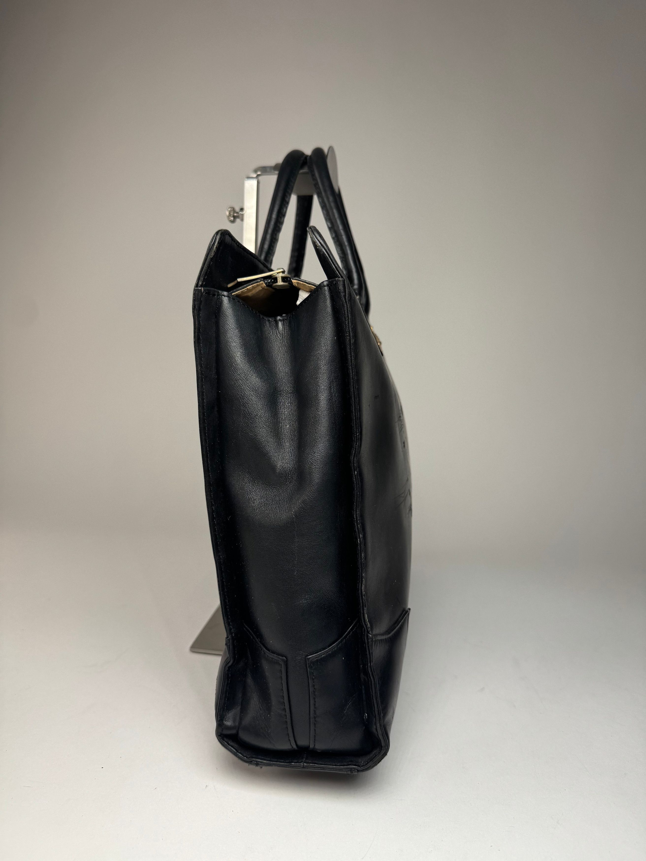 Vivienne Westwood Vintage Leather Handbag Black Size ONE SIZE - 8 Thumbnail