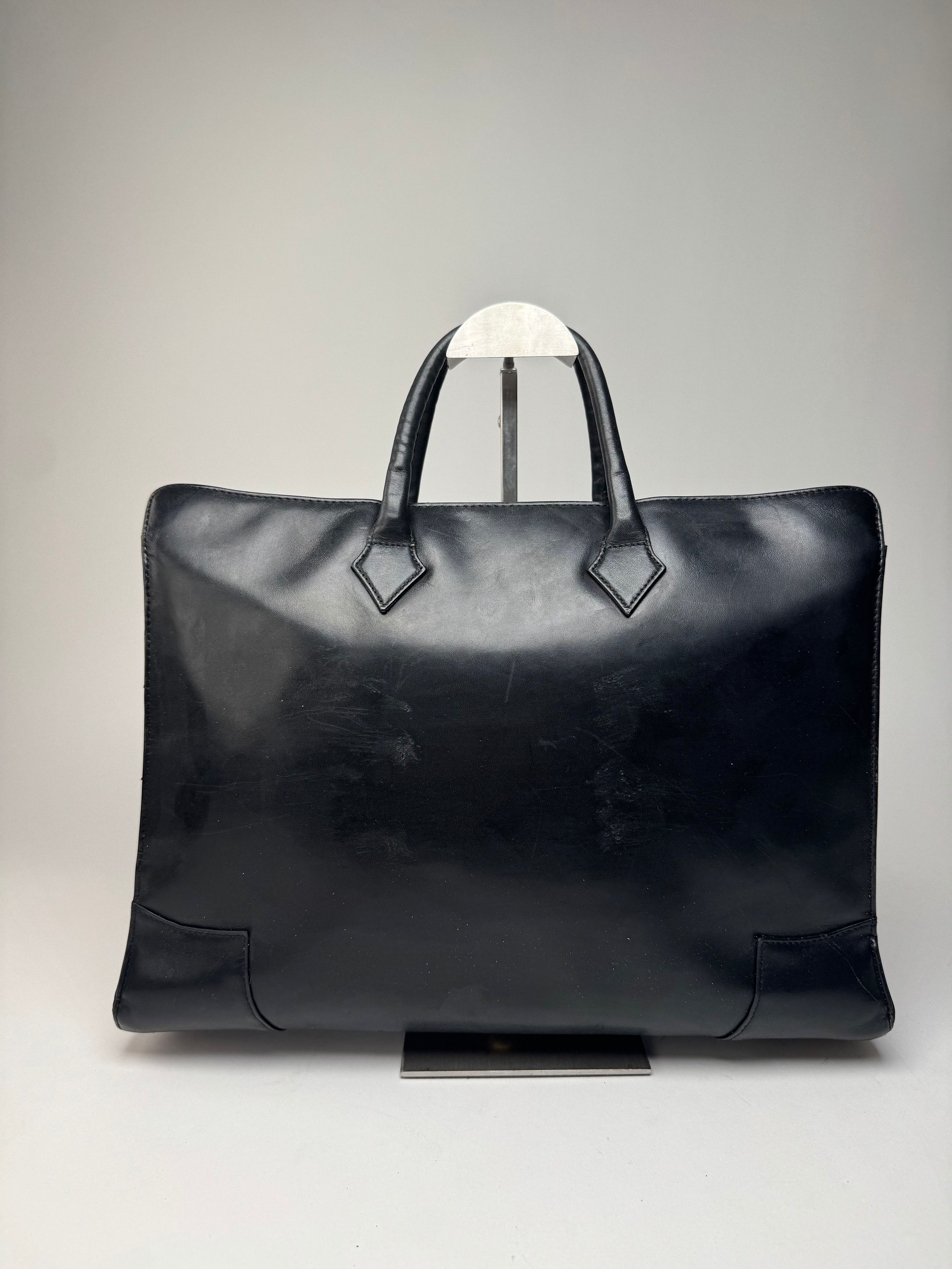Vivienne Westwood Vintage Leather Handbag Black Size ONE SIZE - 9 Thumbnail