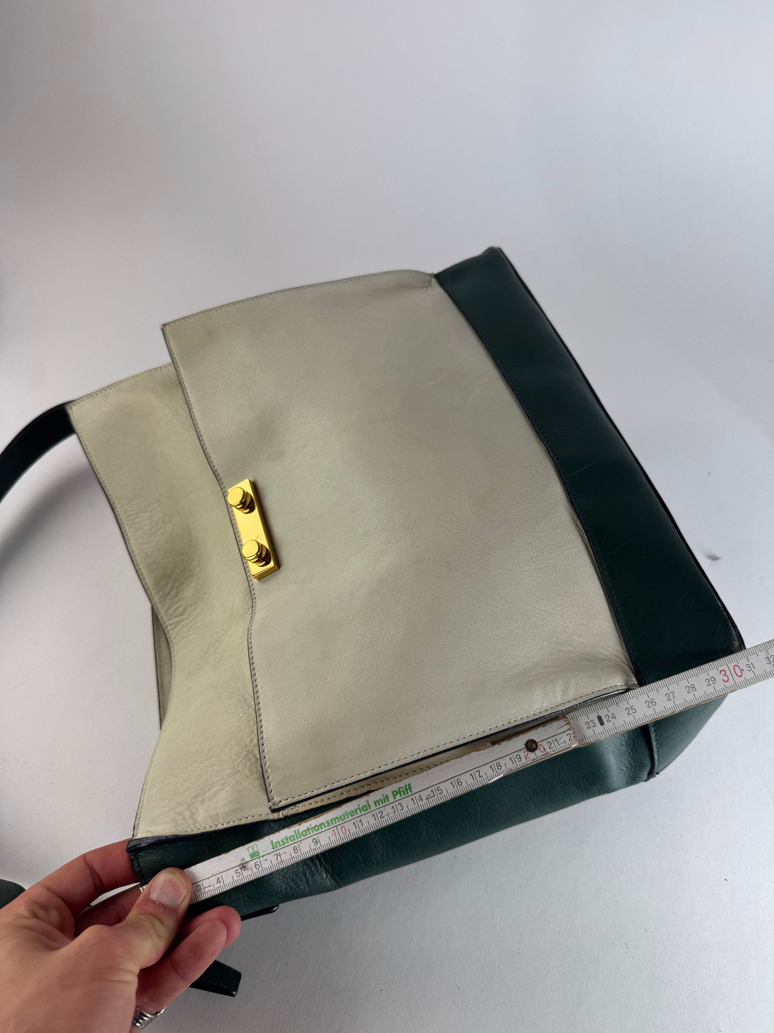 Marni Vintage Leather Bag White Green Size ONE SIZE - 13 Thumbnail