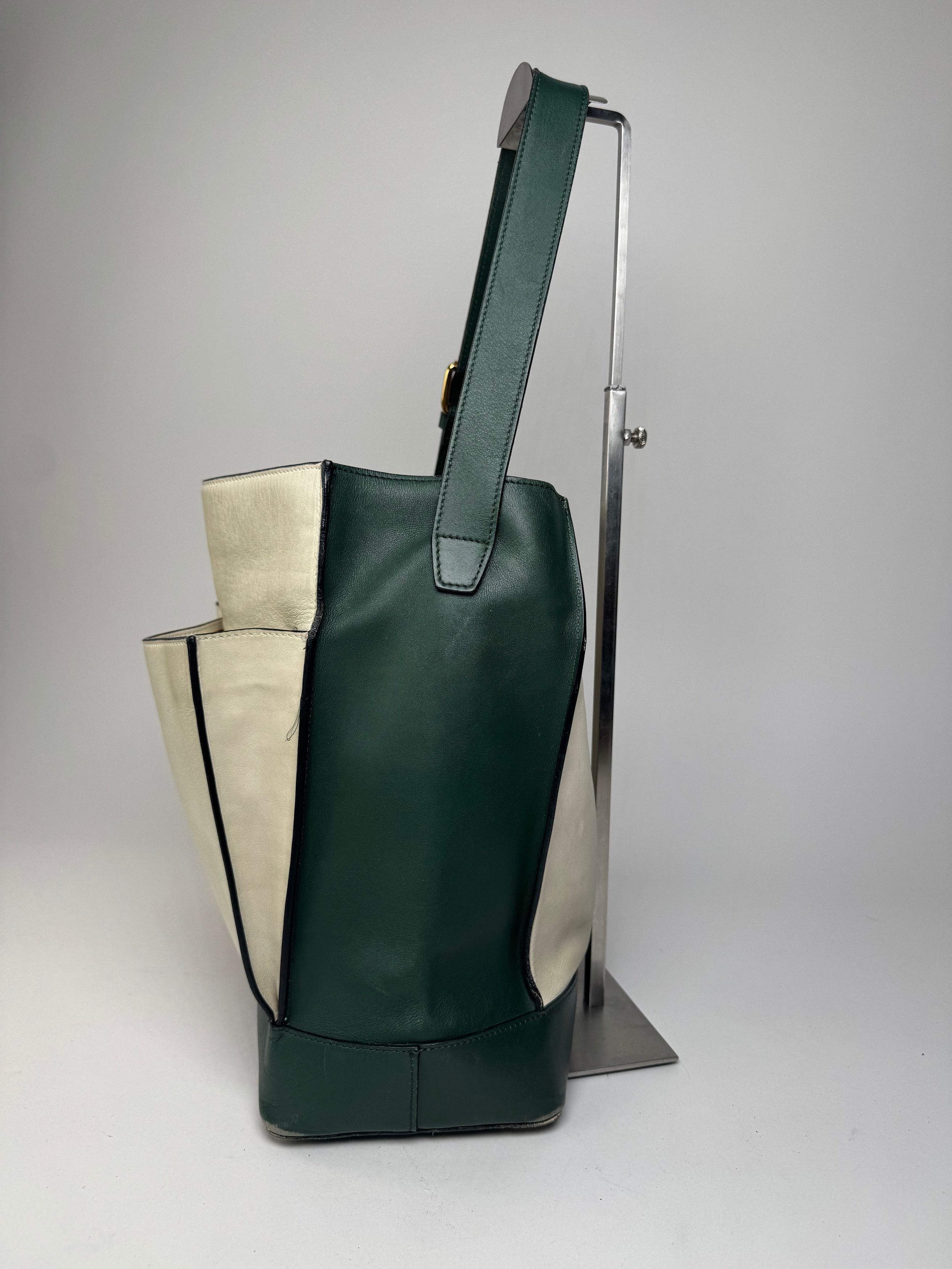 Marni Vintage Leather Bag White Green Size ONE SIZE - 7 Thumbnail