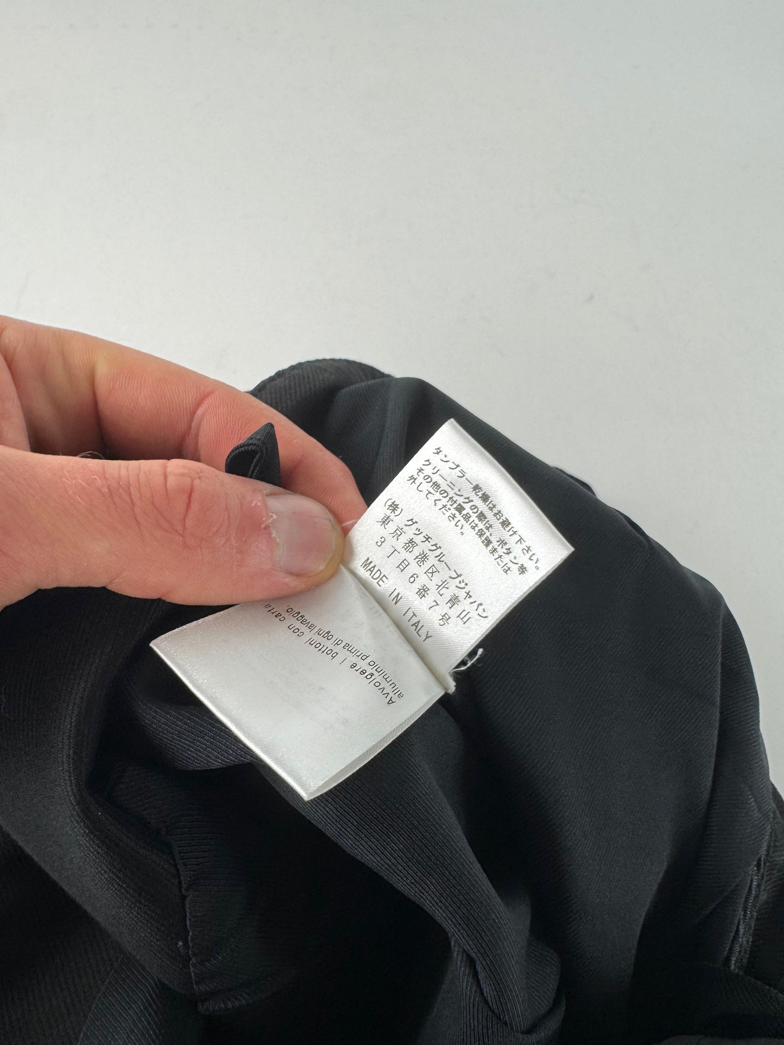 Gucci Vintage Denim Skirt Black Skirt 40/L Size 28" / US 6 / IT 42 - 11 Thumbnail